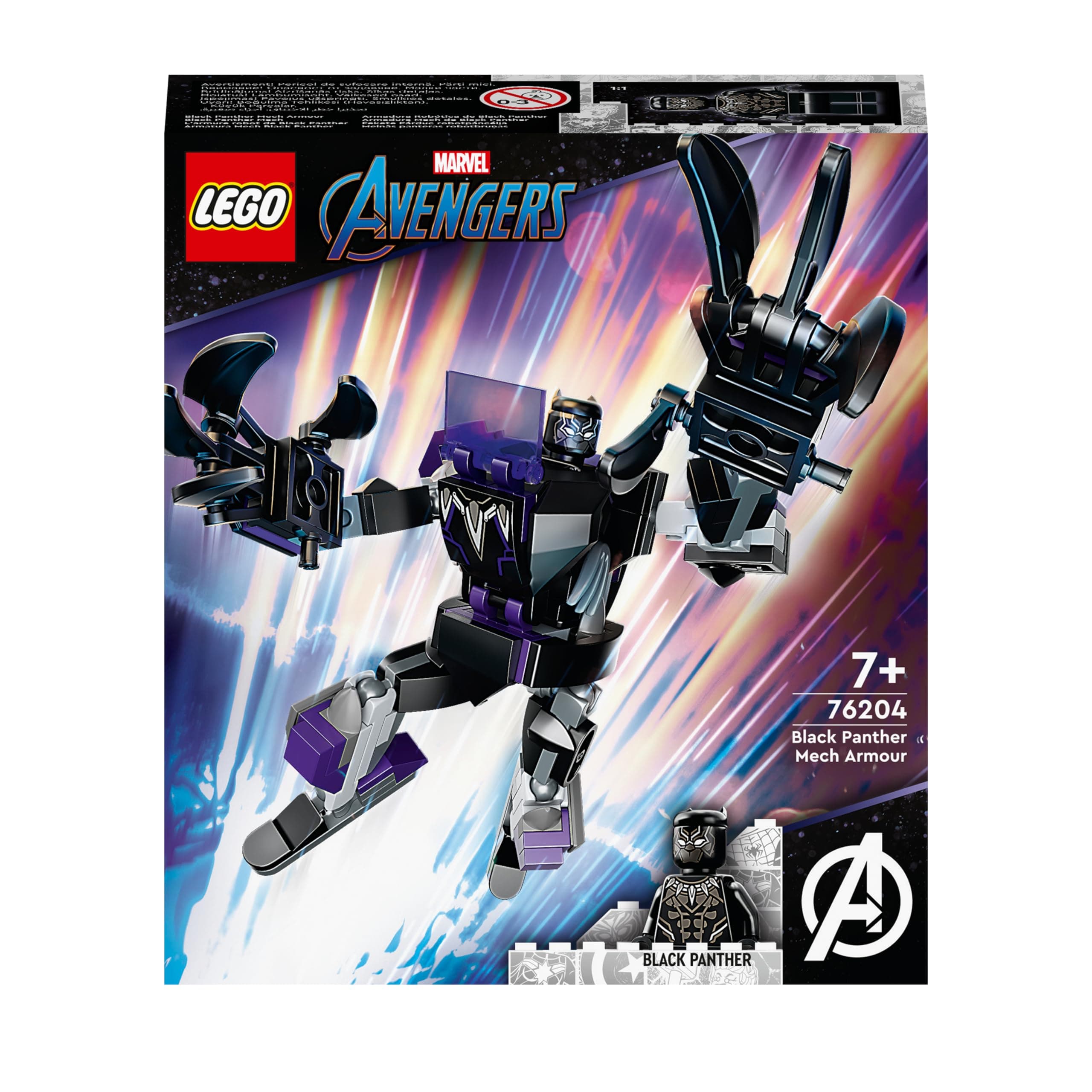 76204 Super Heroes Black Panther Mech Armour