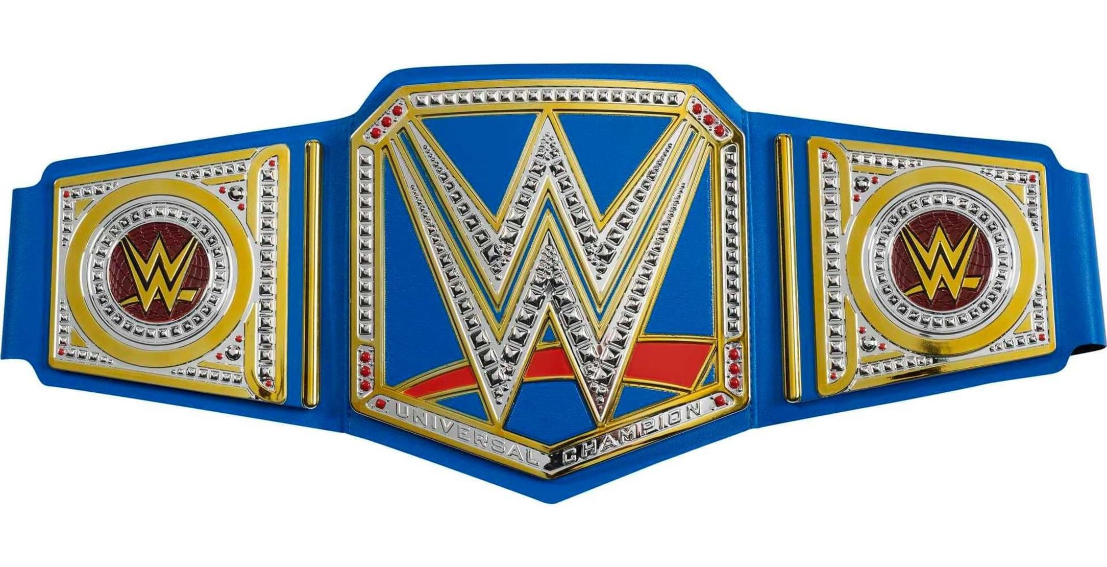 Mattel WWE Championship Role Play Title Belt with Adjustable Strap for Kids