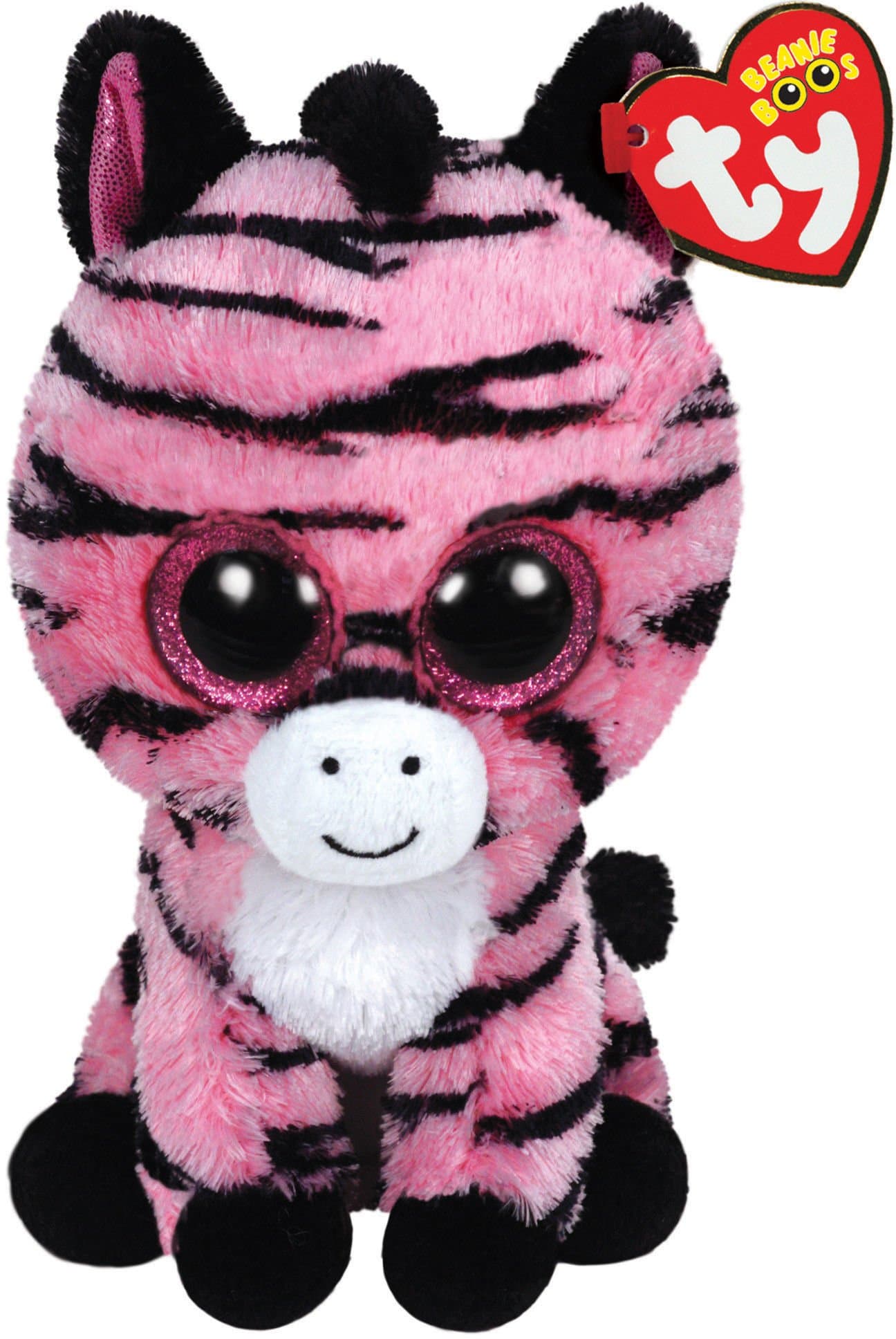 Beanie Boo Plush - Zoey the Zebra 15cm (Color may vary)