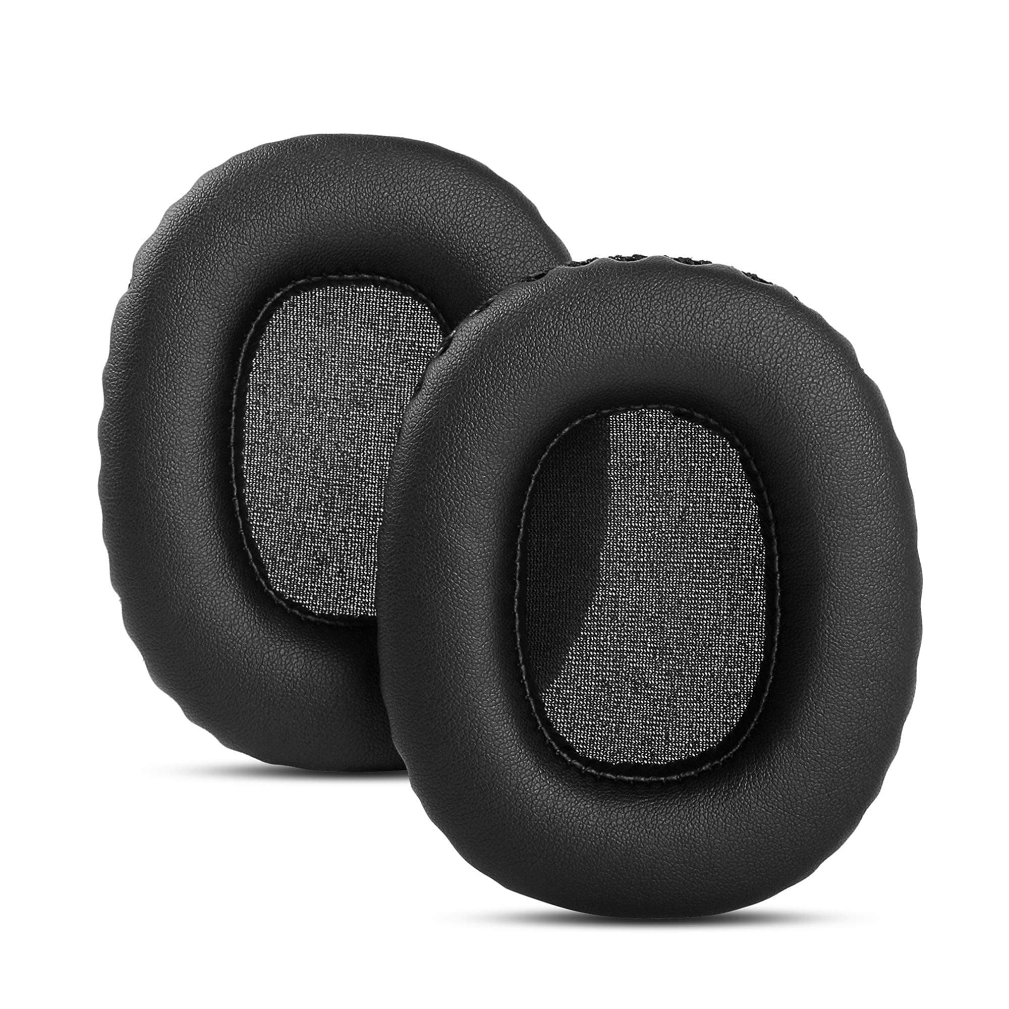 Replacement Earpads Ear Pads Cushions Cups Cover Compatible with Marshall Monitor Over-Ear Stereo Headphones (Black(1))