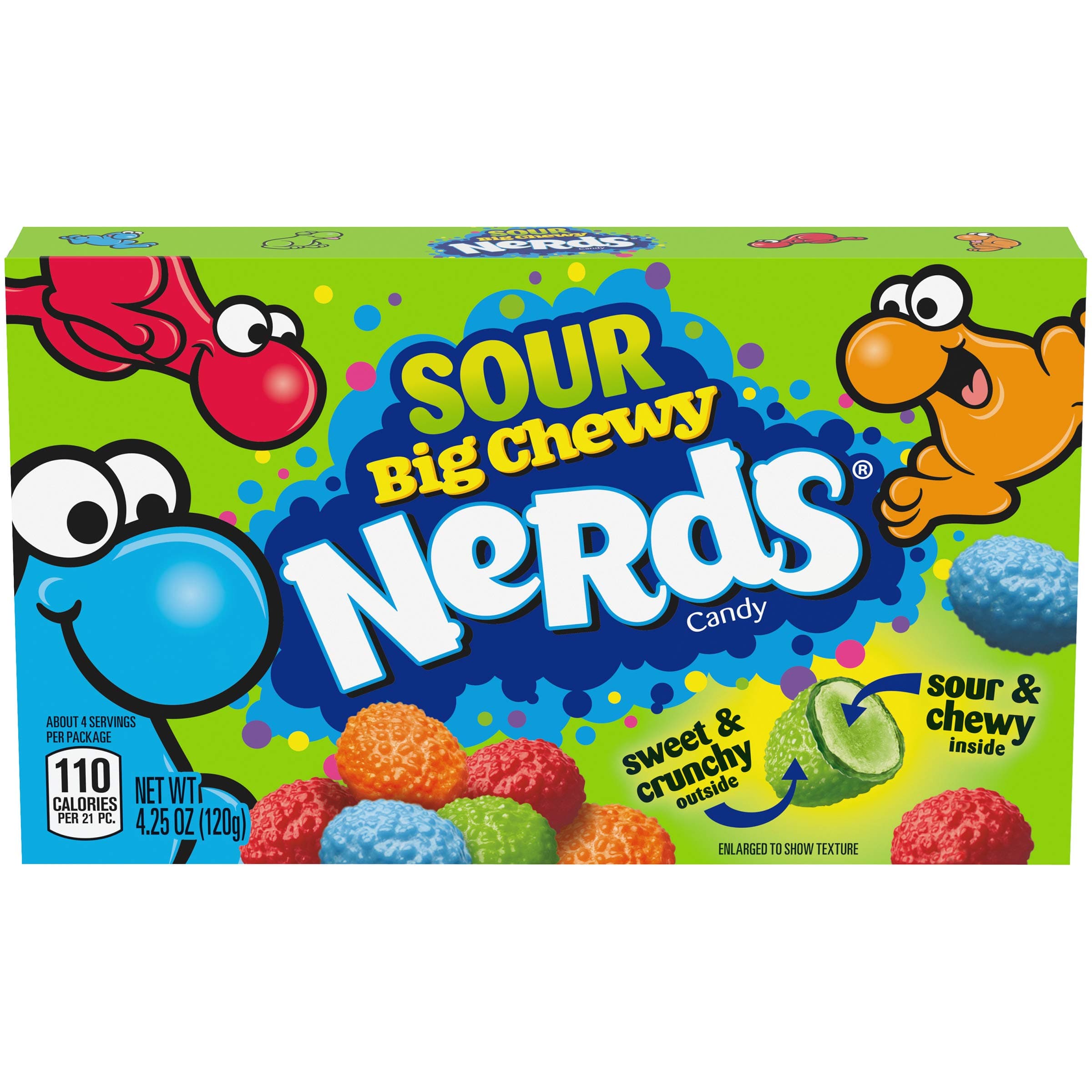 Nerds Sour Big Chewy Candy Theatre Box, 120g