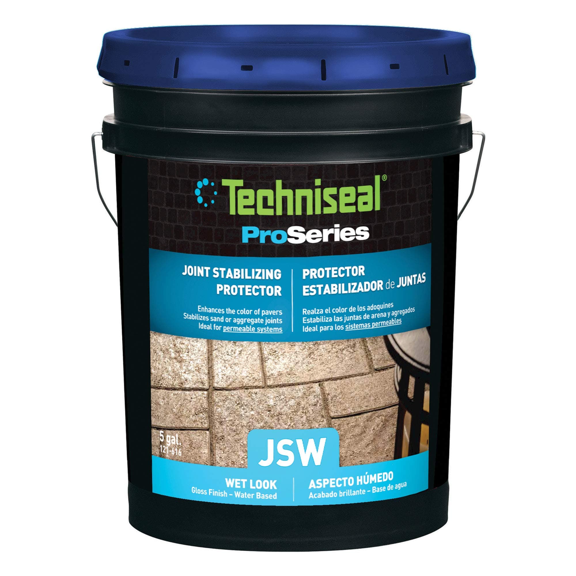 Techniseal JSW | Paver Joint Stabilizer | Wet Look Finish (5 Gallons)