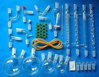 24/40 Organic Laboratory Glassware Kit 45 PCS Lab Set Unit