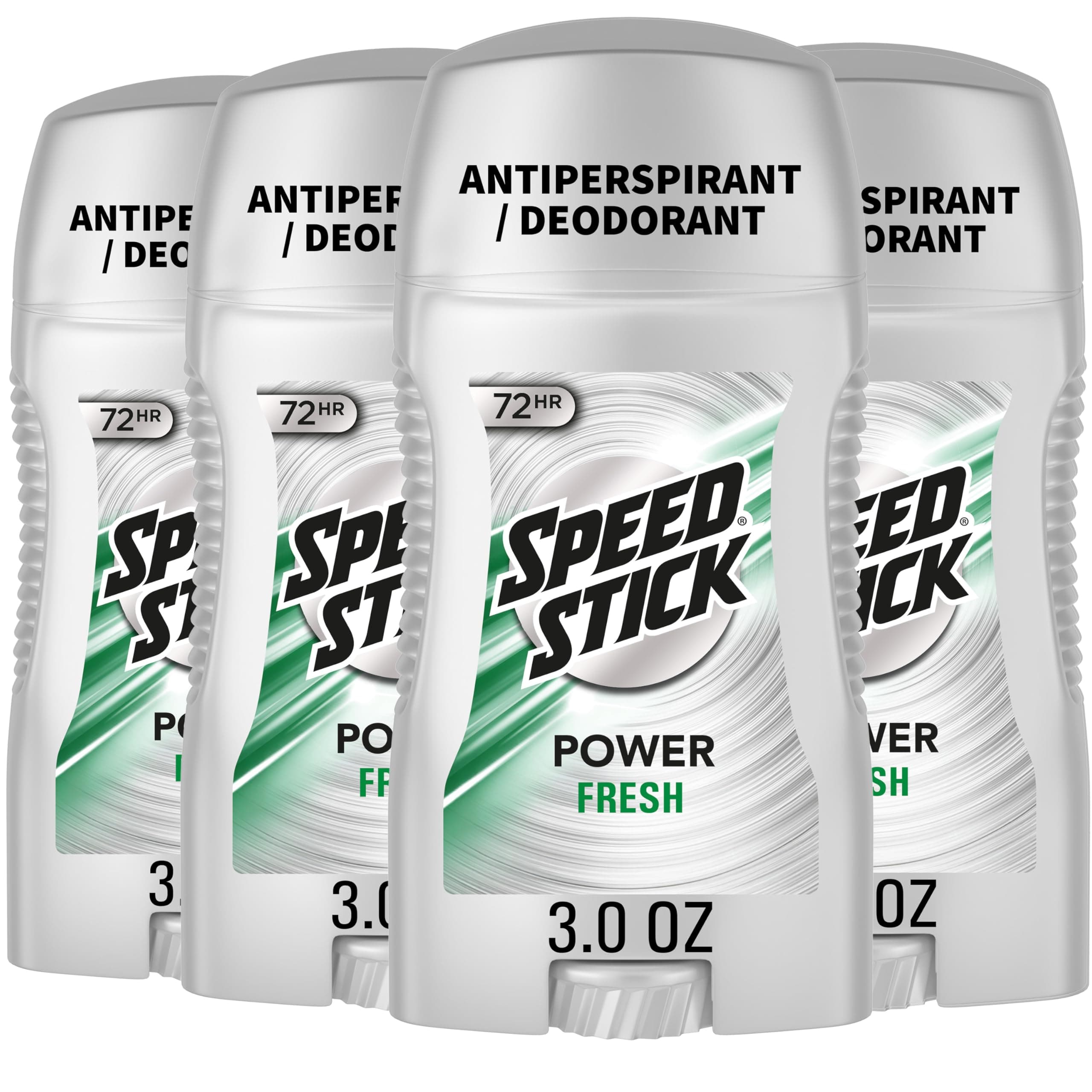 Speed Stick Men's Deodorant Fresh, 3 Ounce, Pack of 4