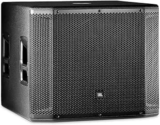 JBL Professional SRX818SP Portable, Active, Amplified, Powered 18 Inch Subwoofer System. 1000 Watt Peak Crown Amplifier. DJ, PA, Stage. Black