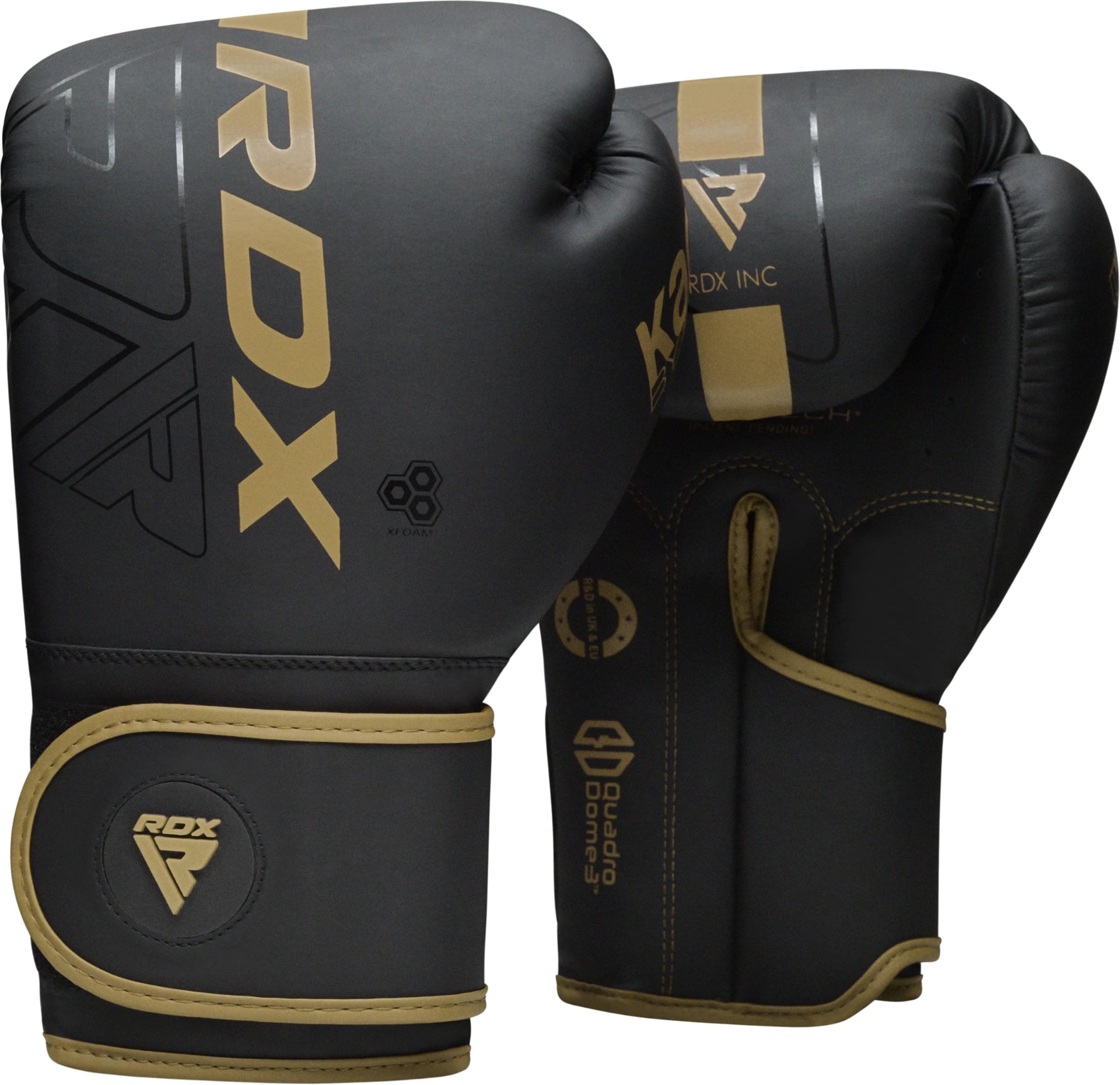 – RDX Kids Boxing Gloves Sparring and Muay Thai Maya Hide Leather, KARA Patent Pending Junior Training Mitt for Kickboxing, Punch Bag, Focus Pads, MMA, Thai Pad, Double End Ball Punching Fight Gloves