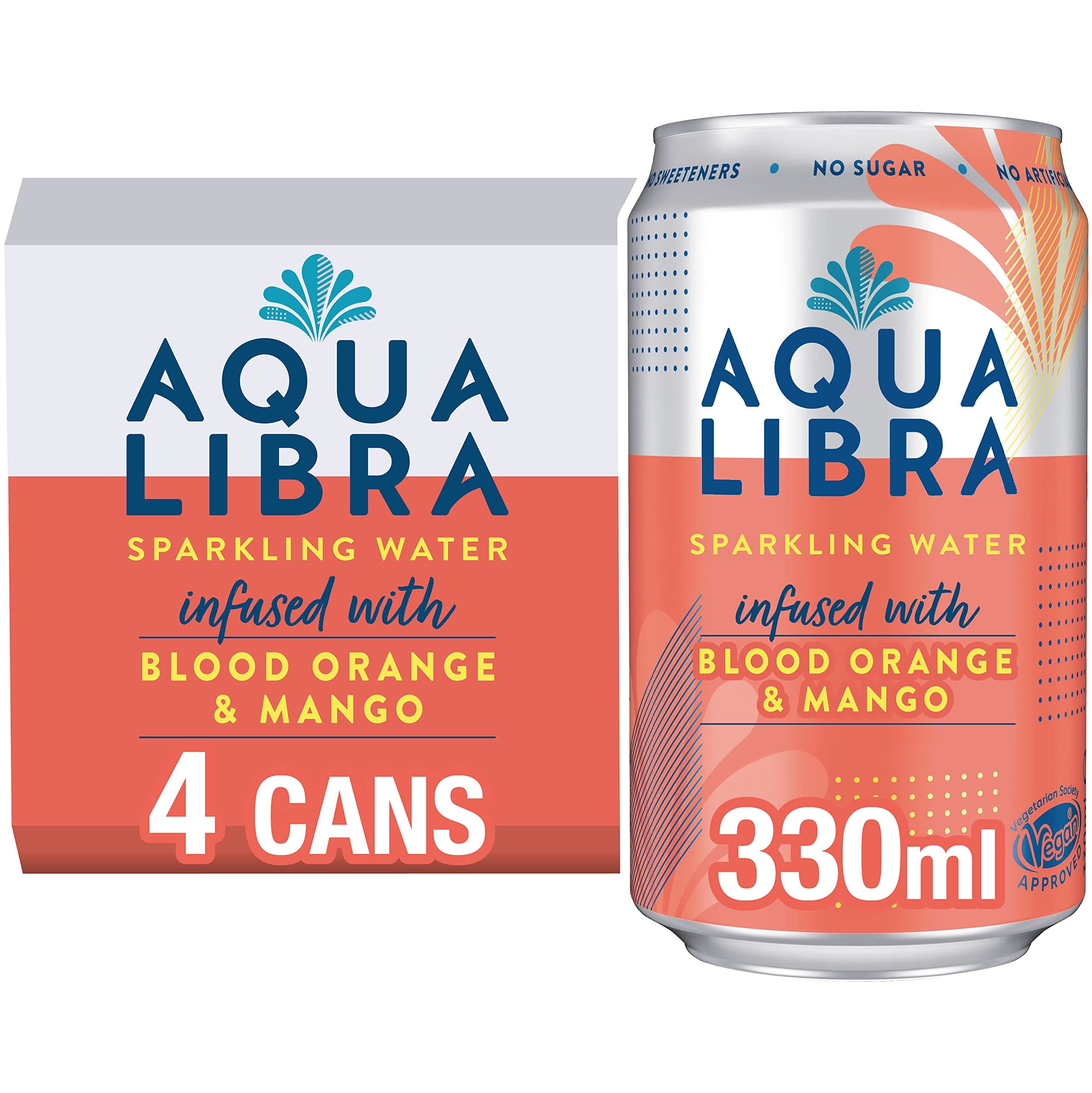 Blood Orange and Mango, 4 x 330ml