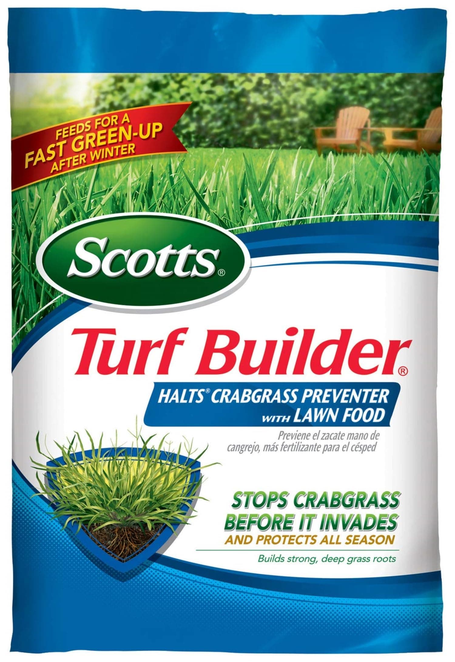 Scotts Turf Builder Halts Crabgrass Preventer with Lawn Food, 5,000-Sq Ft