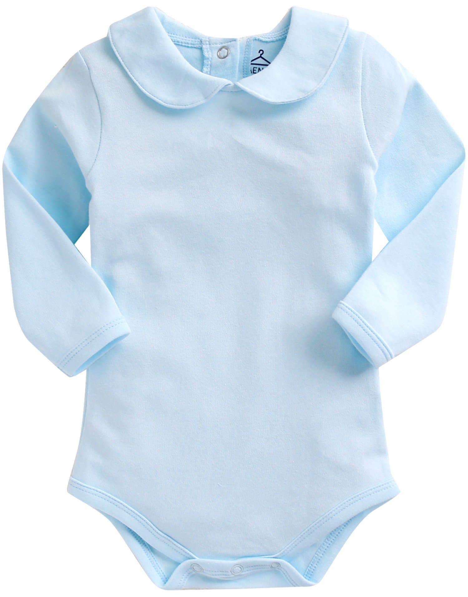 Vaenait baby [0-24 Months 100% Cotton Longsleeve Sleepsuit Collar Bodysuit