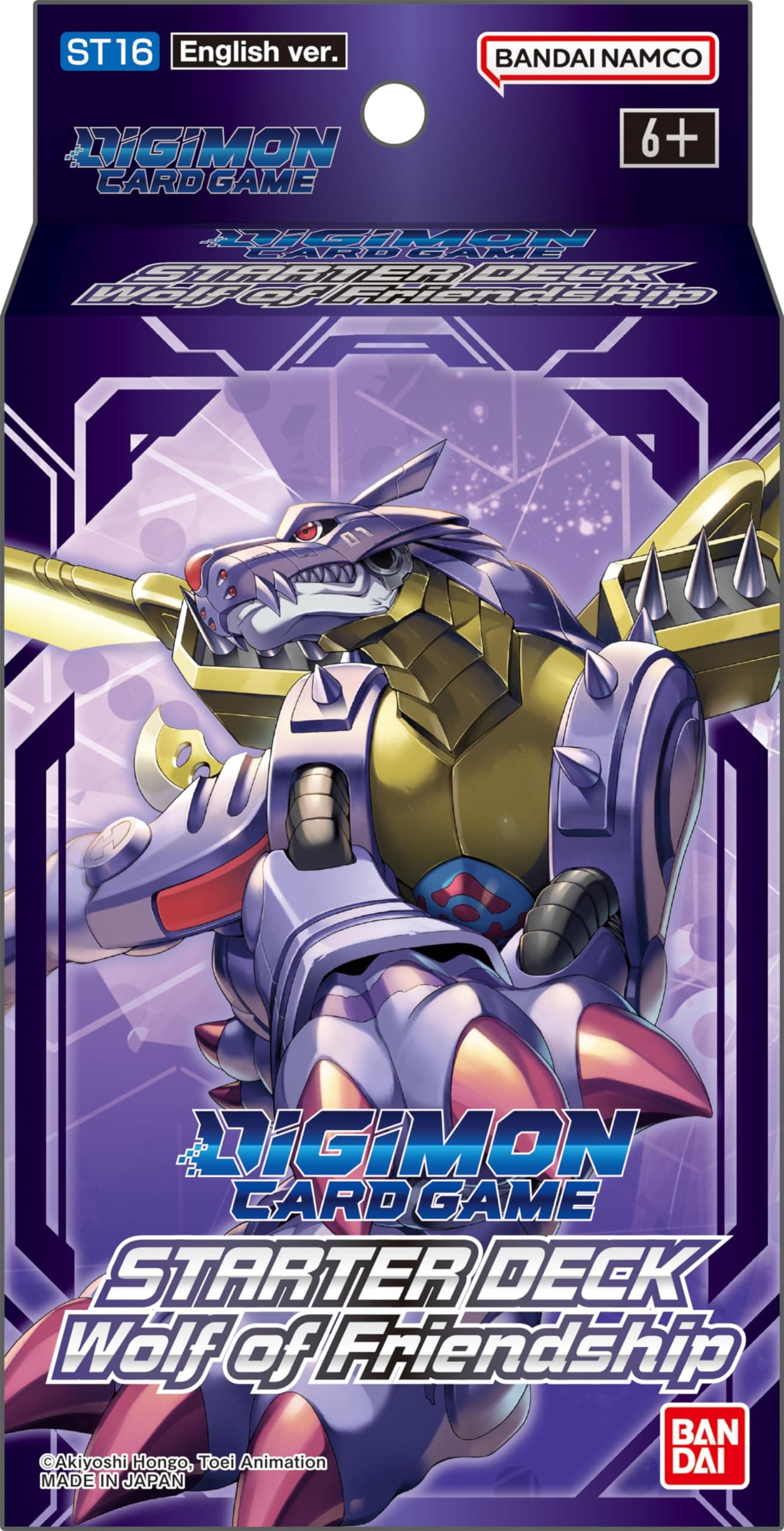 Digimon Card Game: Starter Deck - Wolf of Friendship (ST16) | Card Game | Ages 6+ | 2 Players | 30 Minutes Playing Time