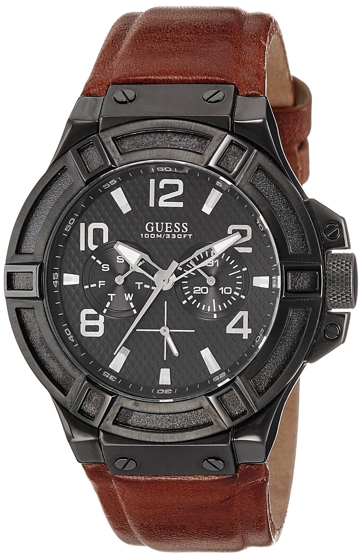 Guess Analog Black Dial Men's Watch-W0040G8