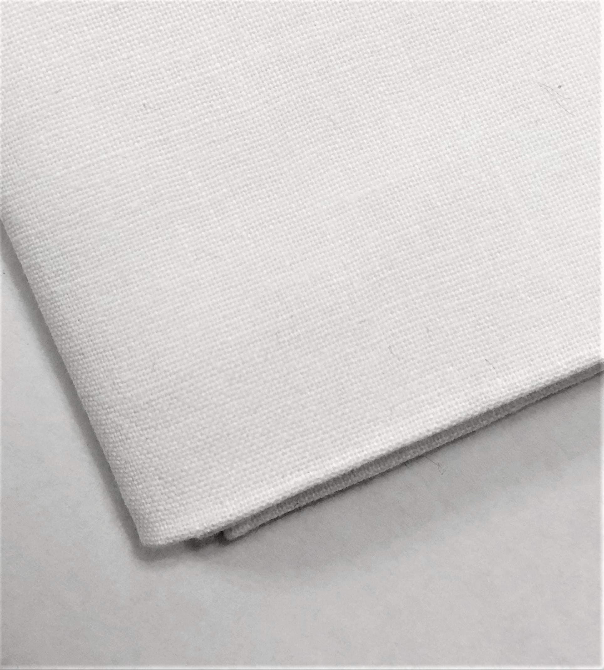 Plain White 100% Cotton Fabric for Quilting, Sewing, Dressmaking, Arts & Crafts - 60 Inch Wide by M&J® (White, 1 METRE)…