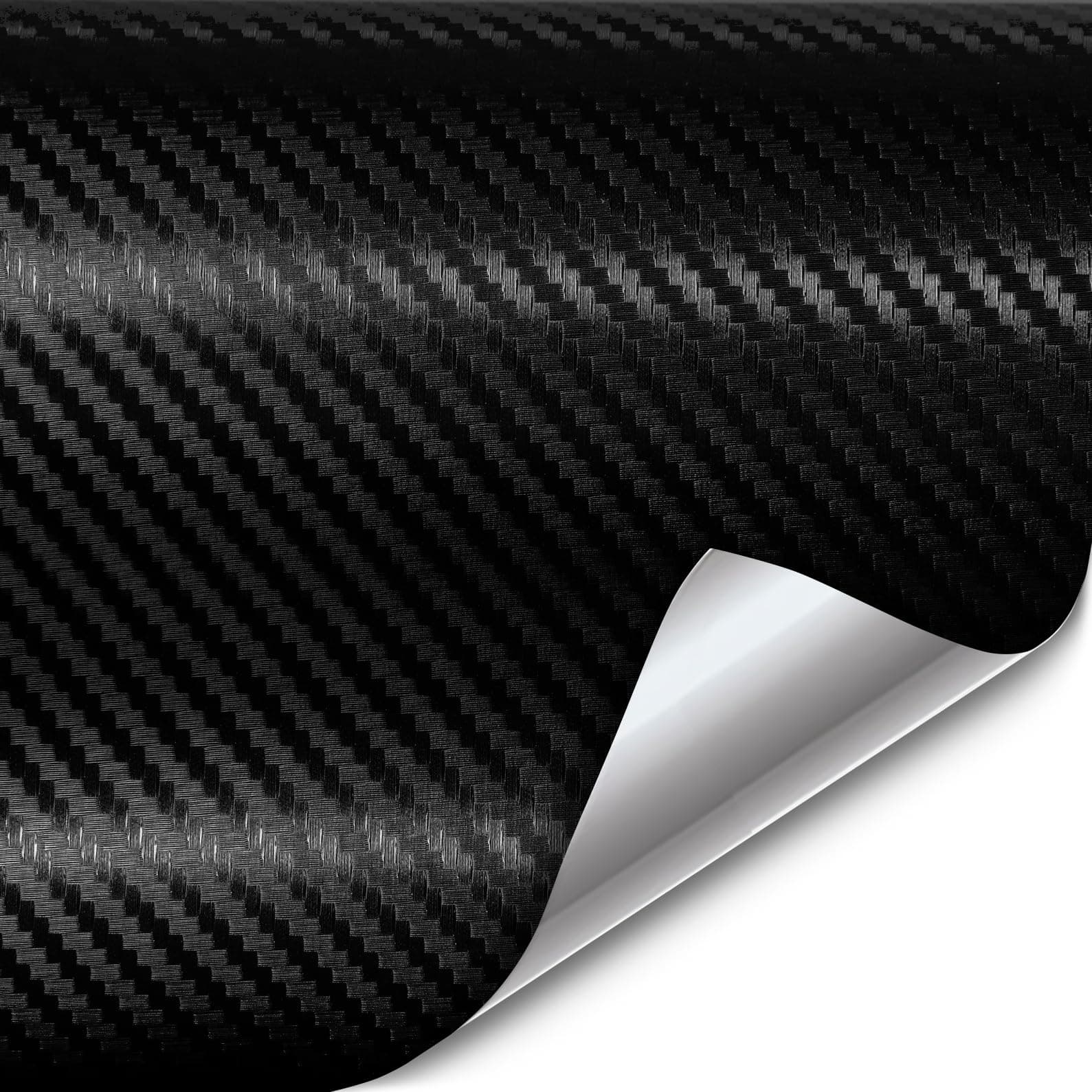 VVIVID XPO Black Carbon Fiber 5ft x 1ft Car Wrap Vinyl Roll with Air Release Technology by VViViD