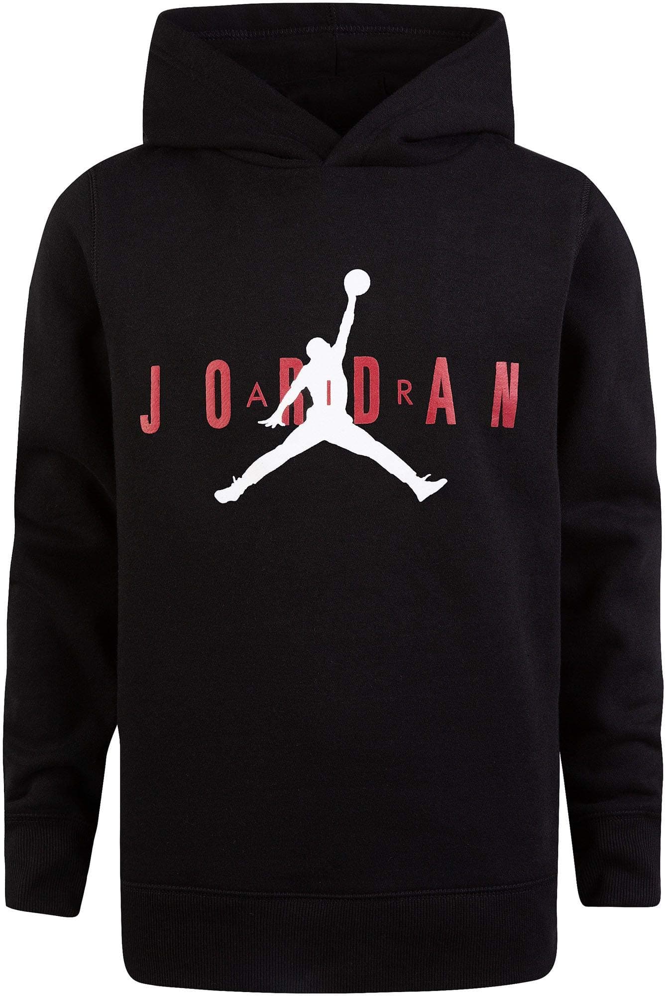 Jordan Boy's Air Fleece Hoodie (L, Black)
