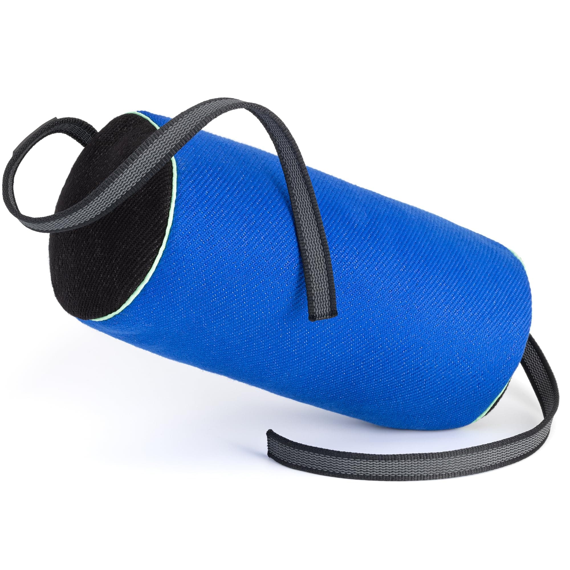 Viper Jute or Synthetic Linen Cylinder Bite Pillow Tug Toy Reward for Adult Dogs and Puppies