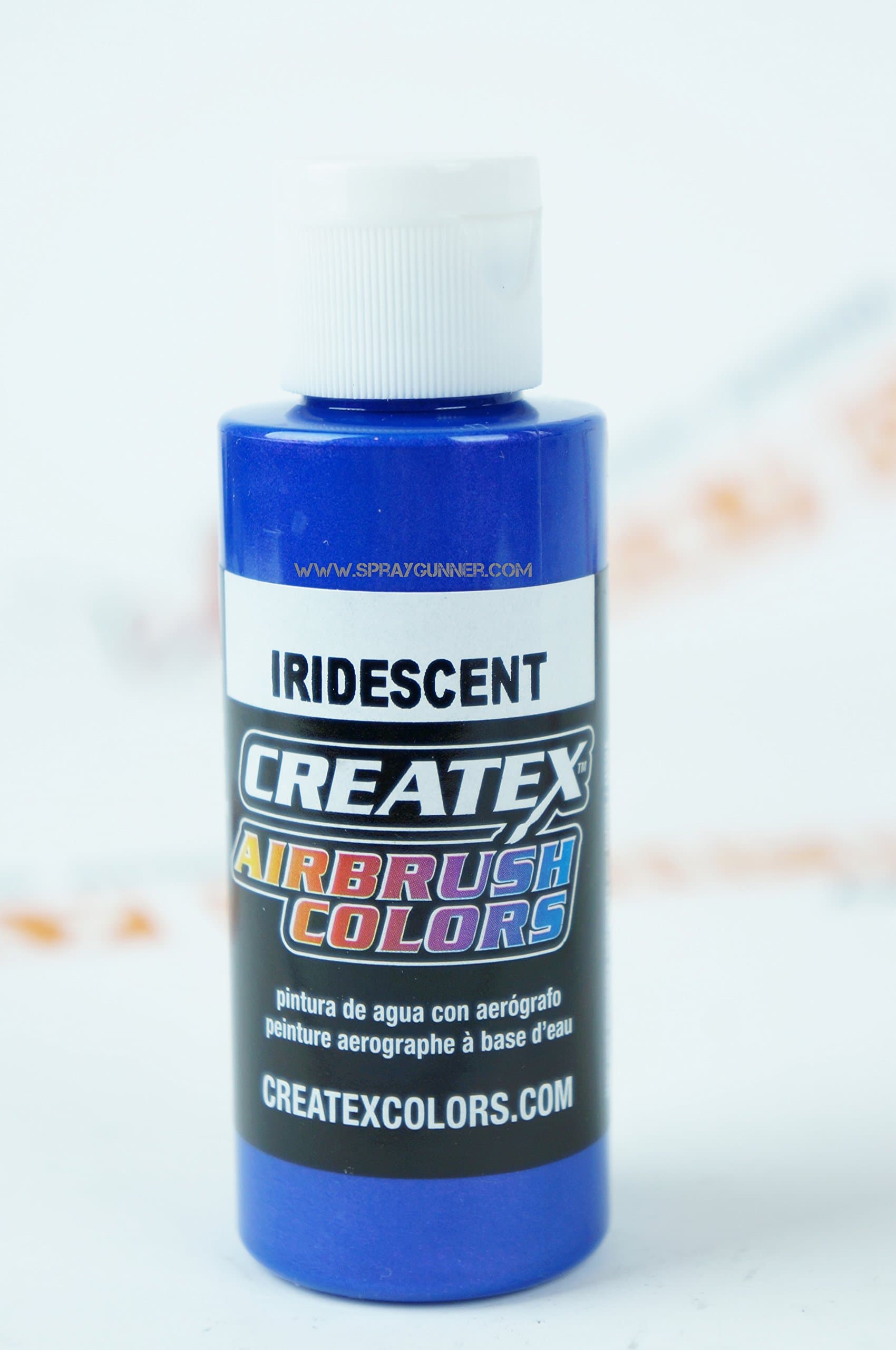 Createx 5505 Iridescent Electric Blue 2oz. Paint. by SprayGunner