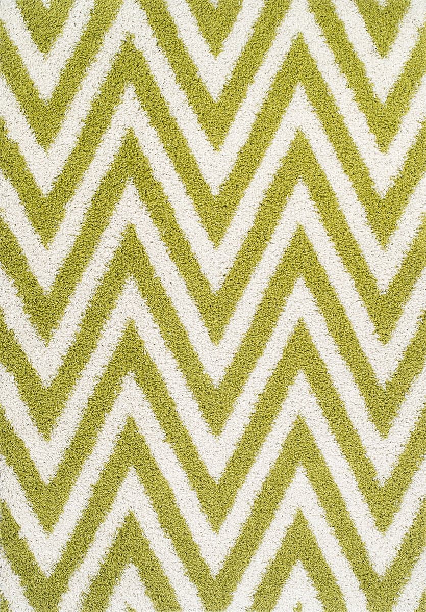 Dalyn Rug Calypso Area Rugs, 8-Feet 2-Inch by 10-Feet, Lime, Chevron