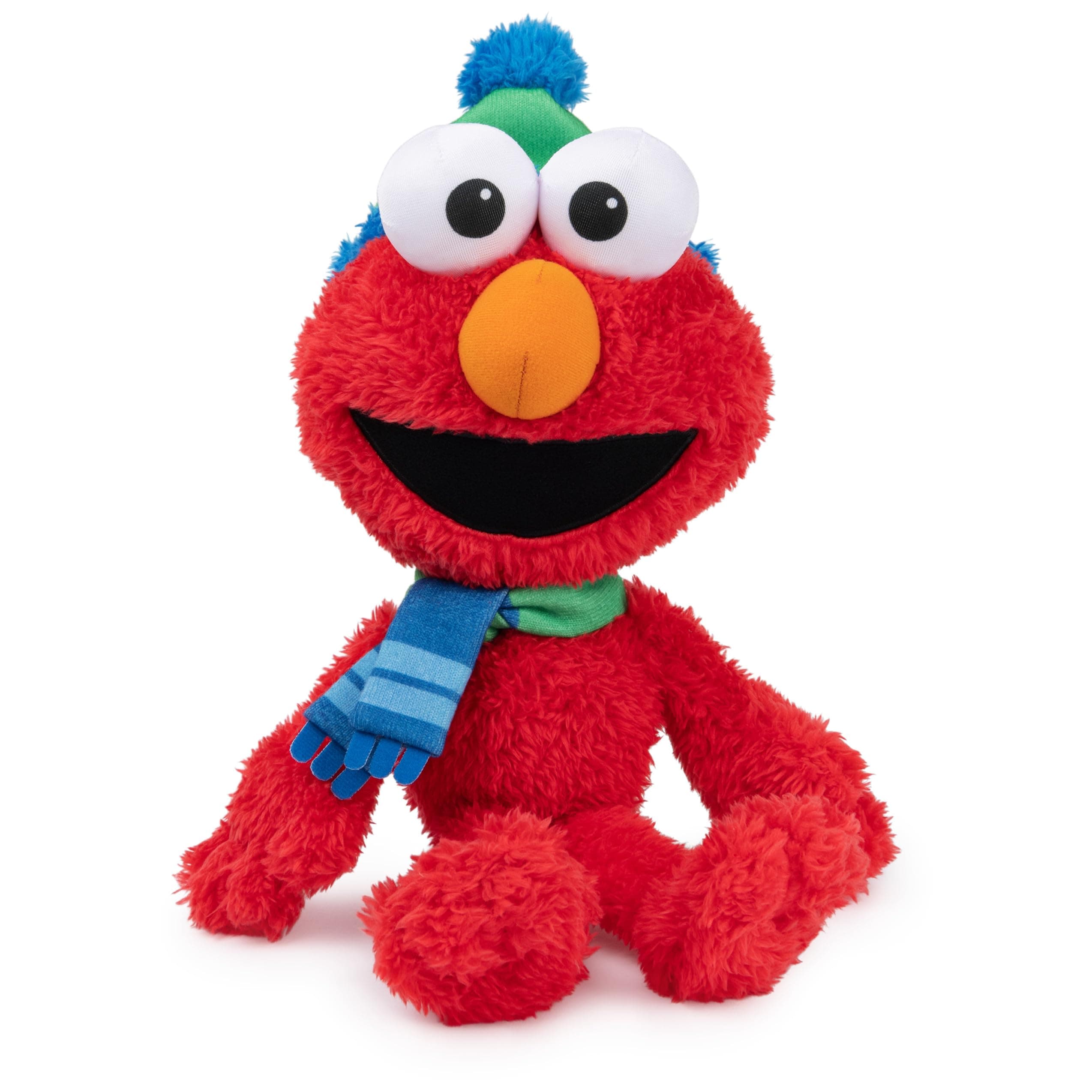 GUND Sesame Street Official Elmo Nutcracker Muppet Plush, Premium Plush Toy for Ages 1 & Up, Red, 13”