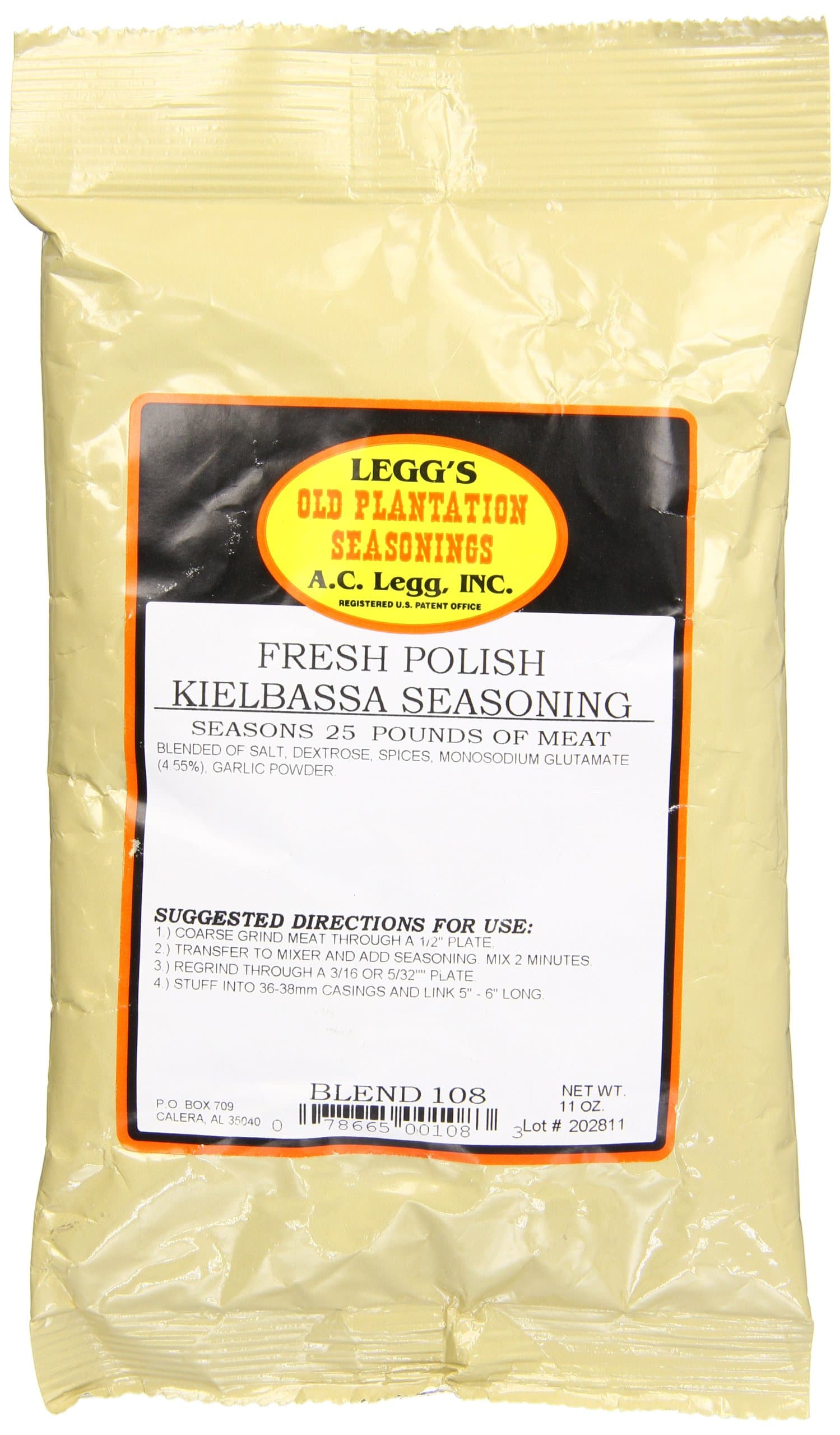 A.C. Legg Fresh Polish Kielbasa Seasoning