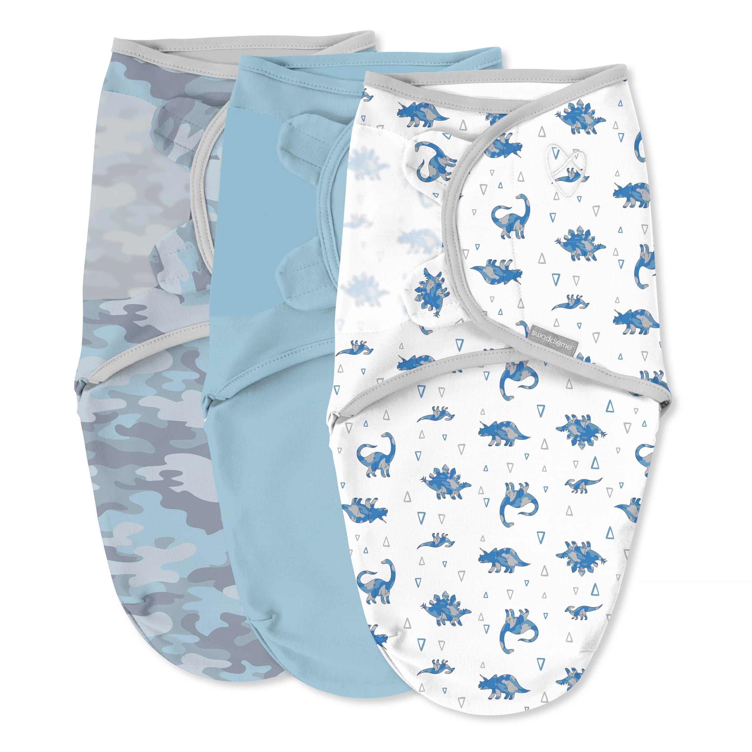 by Ingenuity Original Swaddle, Size Small/Medium, For Ages 0-3 Months, 7-14 Pounds, Up to 26 Inches Long, 3-Pack Baby Swaddle Blanket Wrap