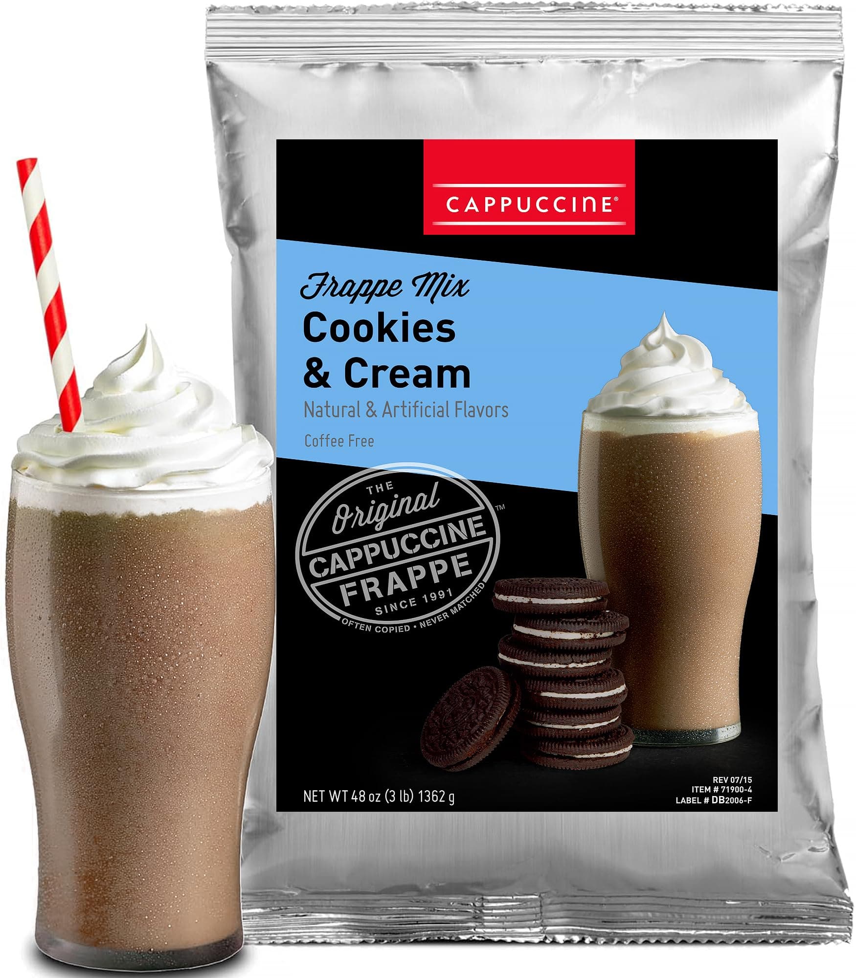 Cookies and Cream Frappe Mix, 3 Pound (Pack of 1)