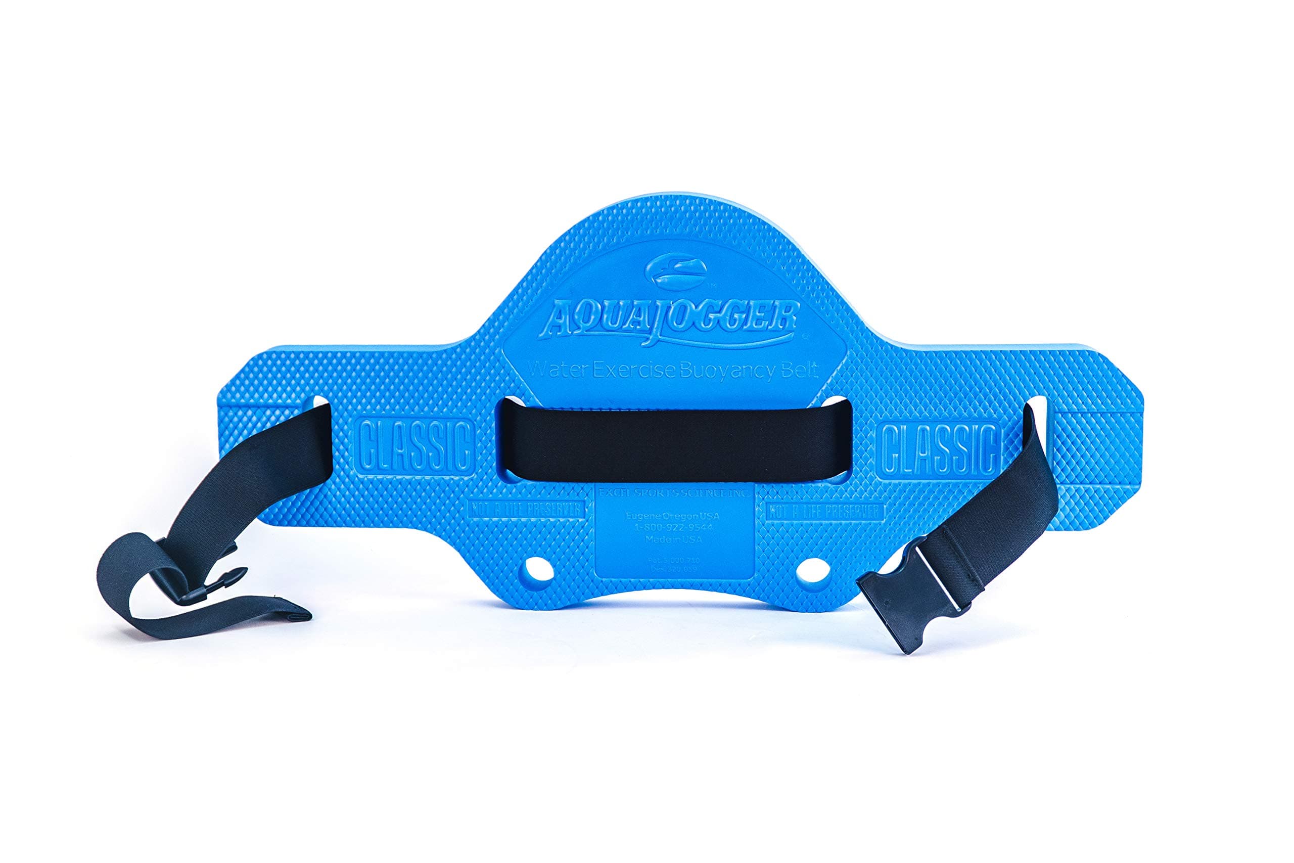 AquaJogger - Classic Belt Blue - Builds Core Strength, Effortless Aquatic Workouts, Comfortable Design - Ideal for Deep Water Running, Physical Therapy Rehabilitation, and Cardio Exercise