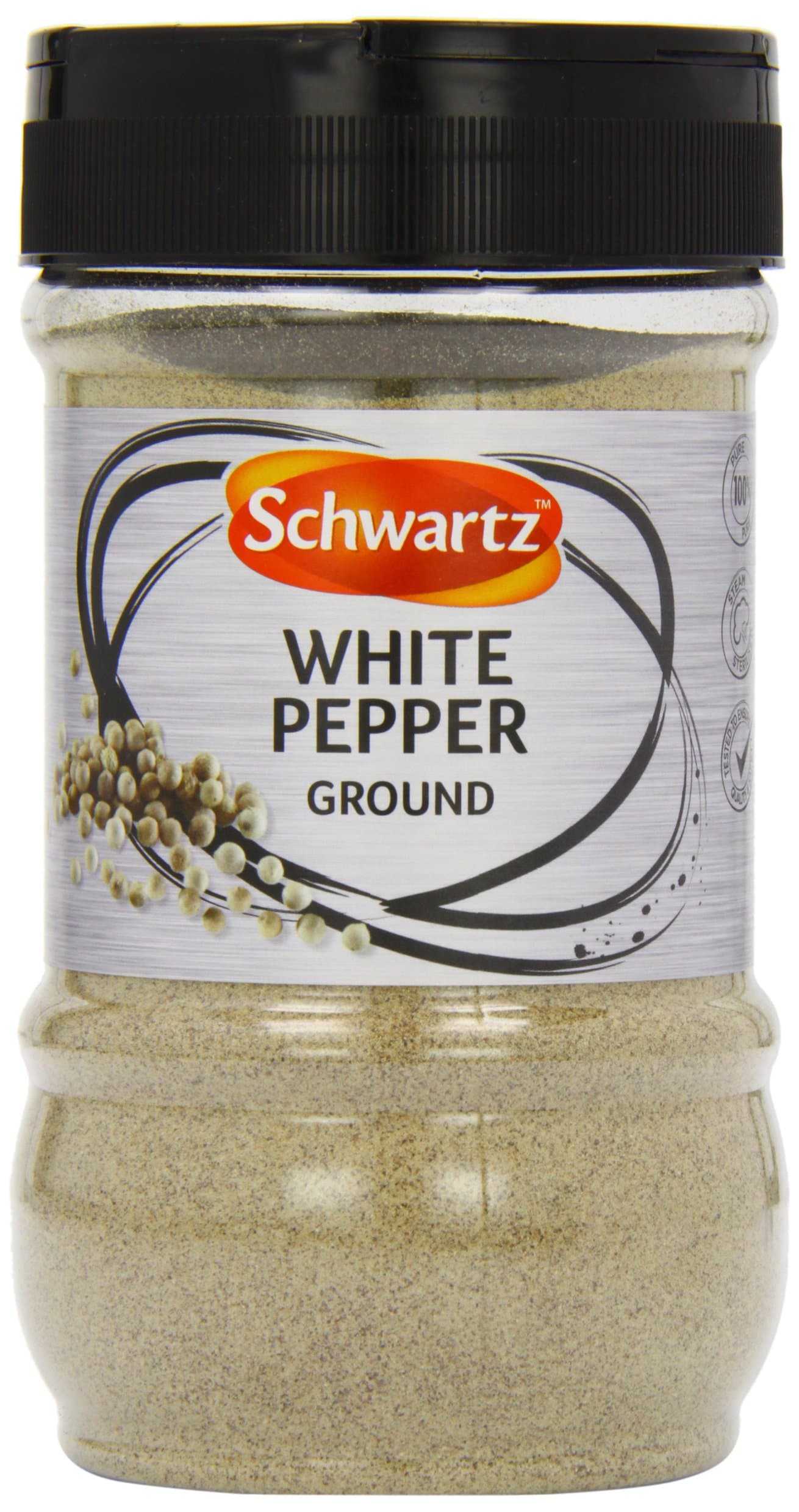 Schwartz Ground White Pepper, Sharp and Earthy Seasoning for Soups, Casseroles, 425 g