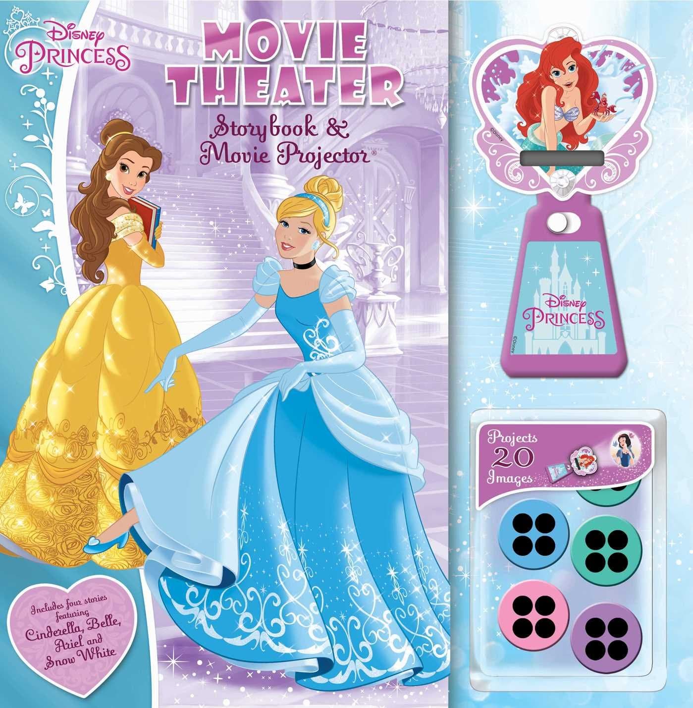 Disney Princess: Movie Theater Storybook & Movie Projector (1) Hardcover – February 6, 2018