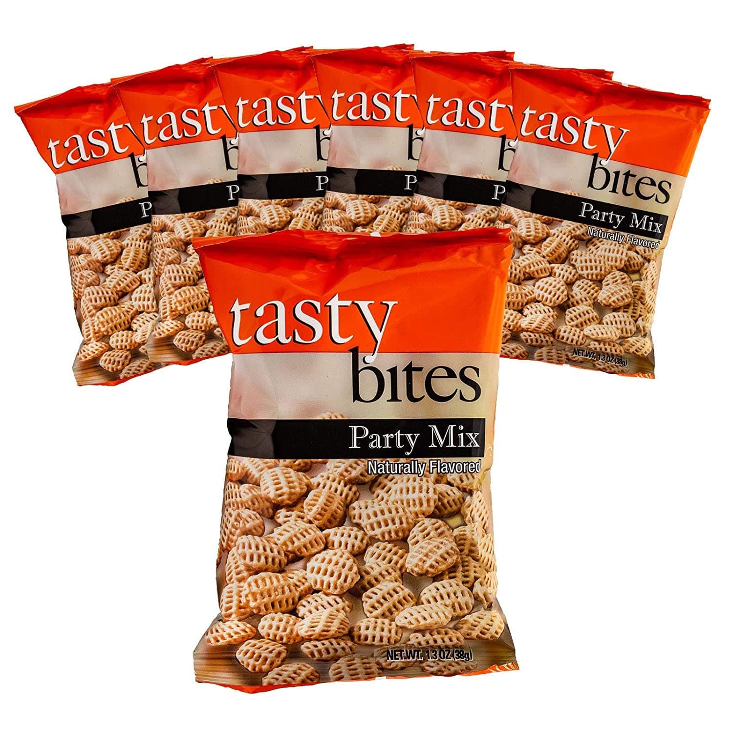 Diet Protein To Go - Party Mix Tasty Bites, 10g Protein, Low Fat, Low Sugar, Gluten Free, Healthy Diet Snack, 7 Bags (Party Mix, 7 Bags)