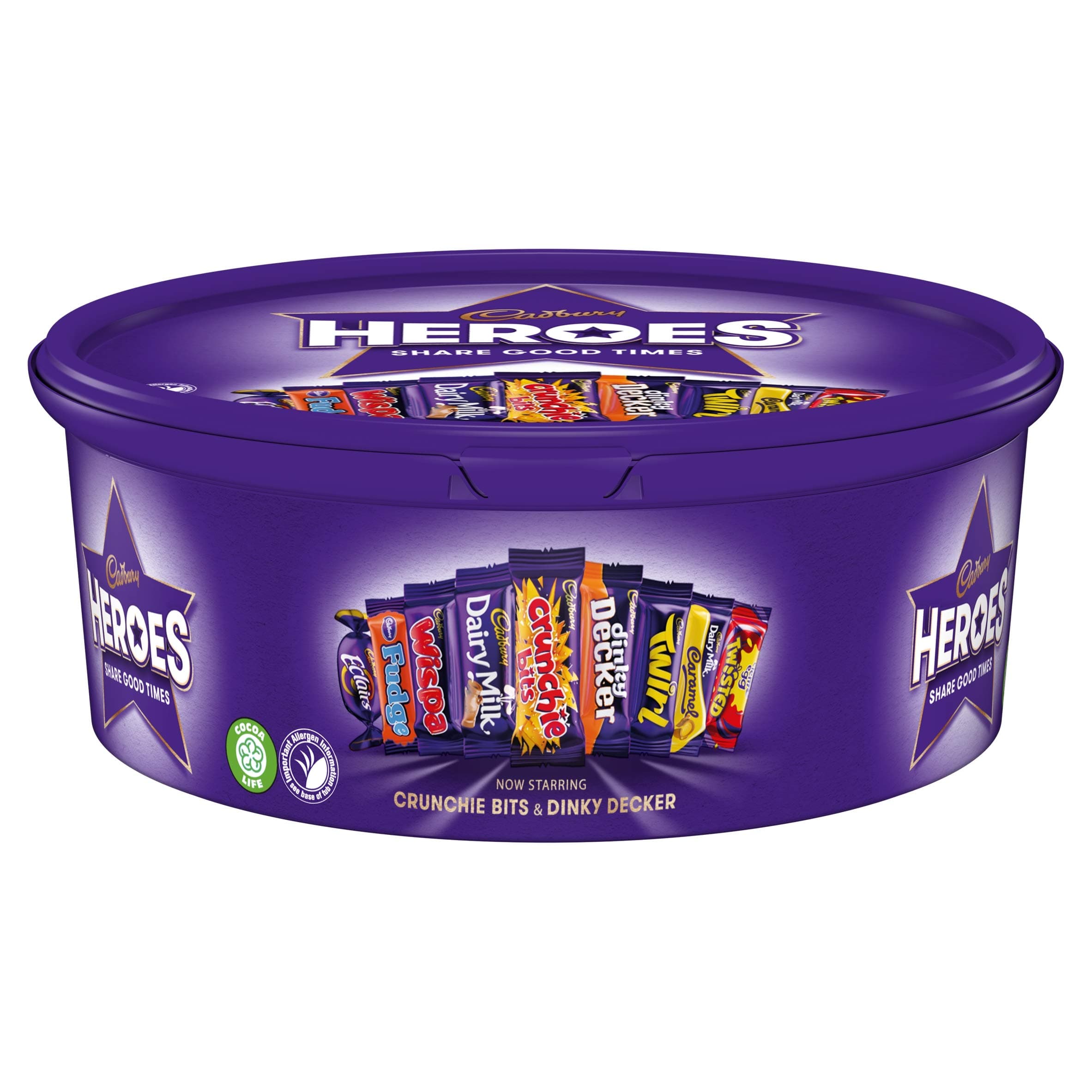 Cadbury Heroes Chocolate Tub 550g