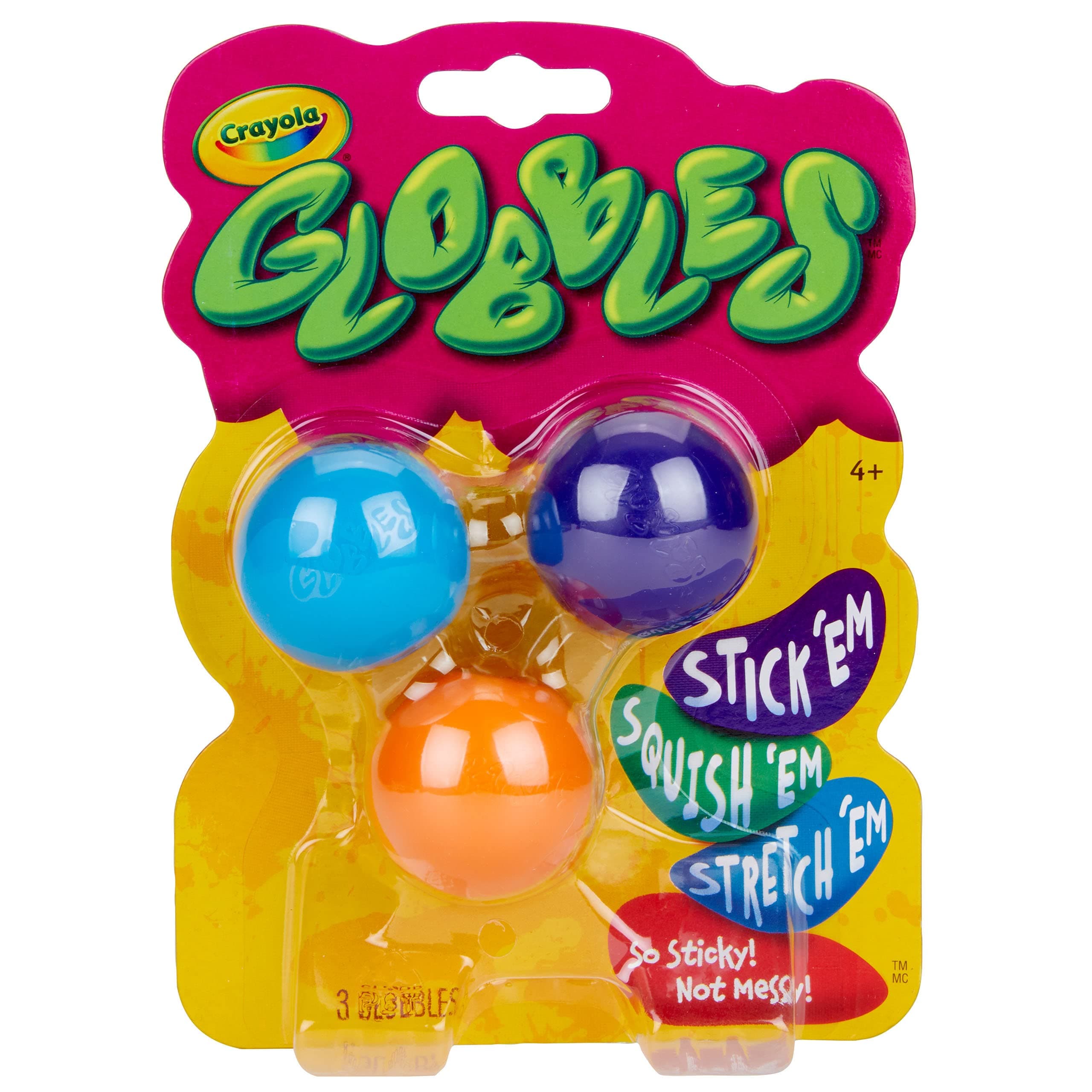 74-7291 Globbles 3/Pkg-Assorted Colors
