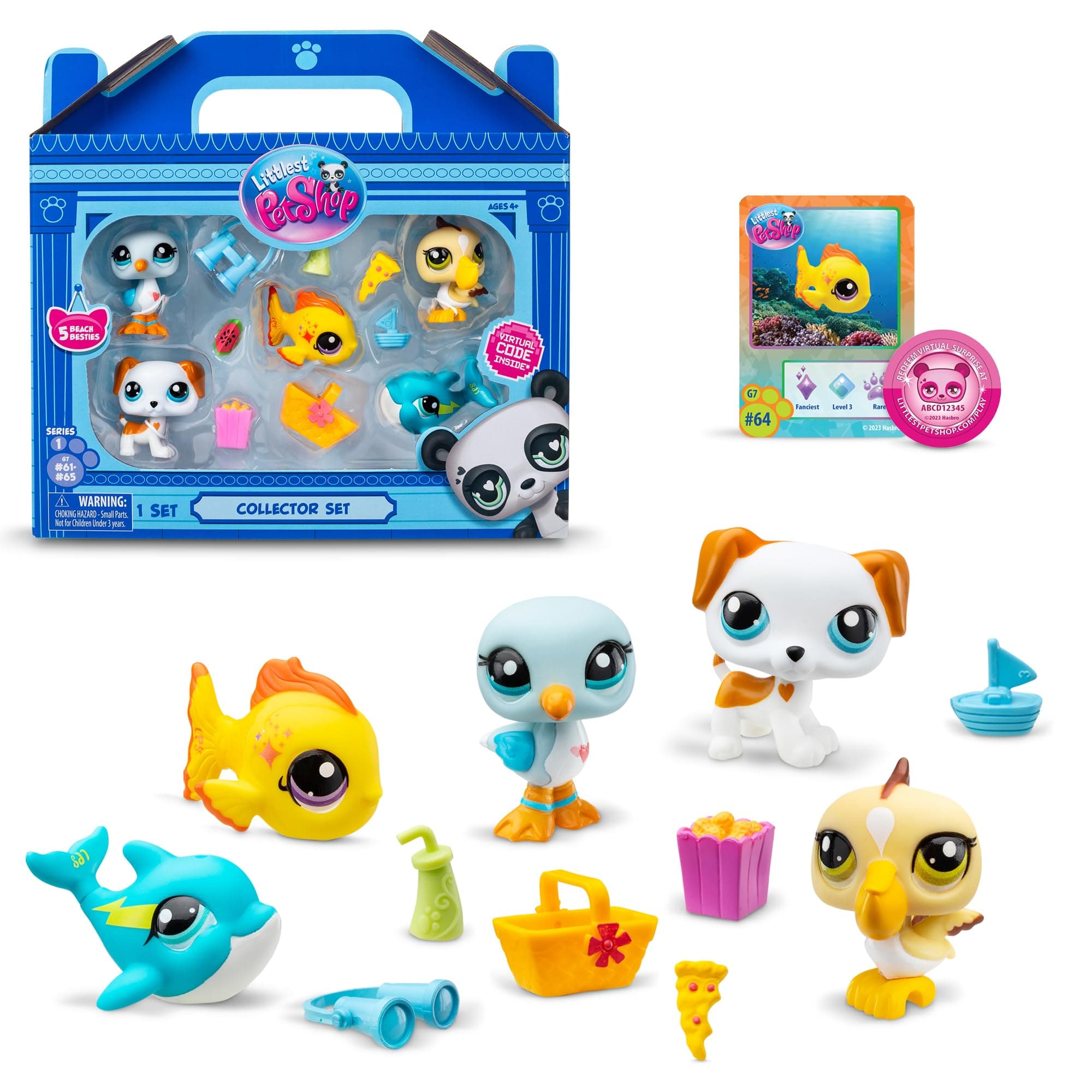 Littlest Pet Shop New Beach Besties, Collector 5-Pack