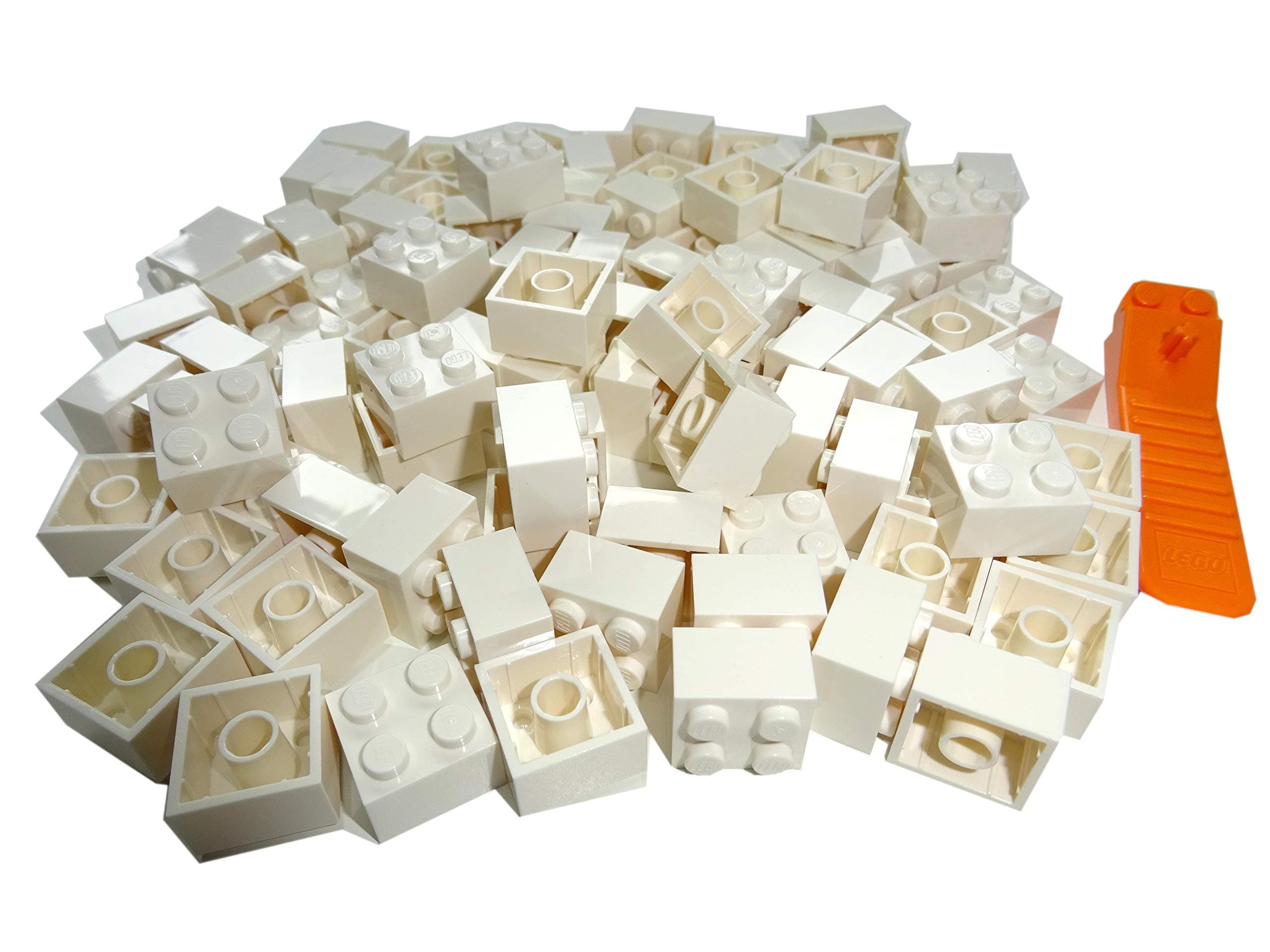 Lego® Bricks White - Pack of 100 2 x 2 Building Blocks - Lego® Classic Basic - Model Number 3003 - Construction Toy, Educational Toy for Development and Learning for Children from 3 Years