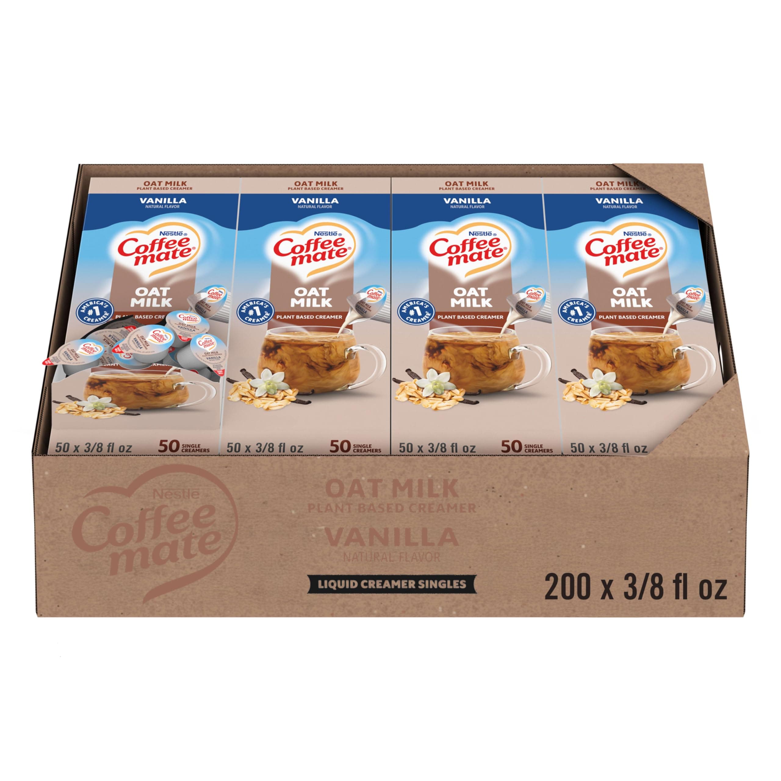 Coffee mate Oat Milk Coffee Creamer, Vanilla Natural Flavor