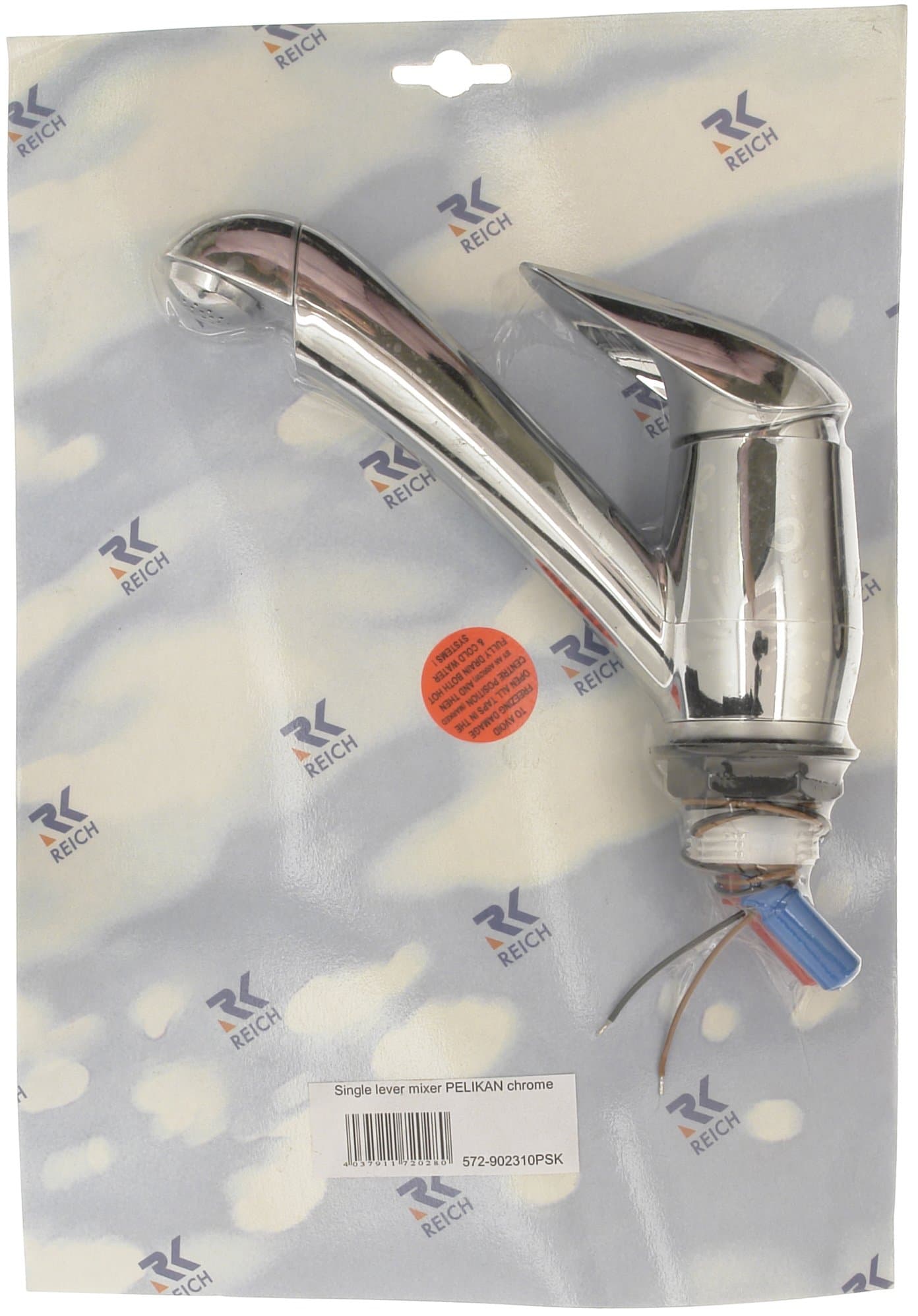 Reich Pelikan Single Lever Mixer Tap - Silver