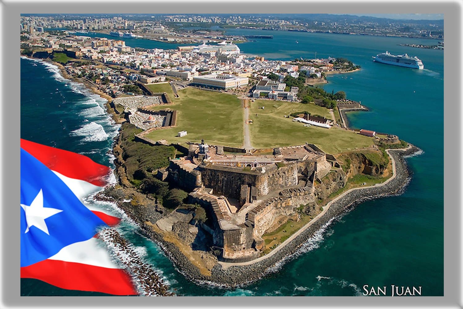 SAN Juan Refrigerator Magnet Fridge Magnet, The Capital City of Puerto RICO Refrigerator Magnet