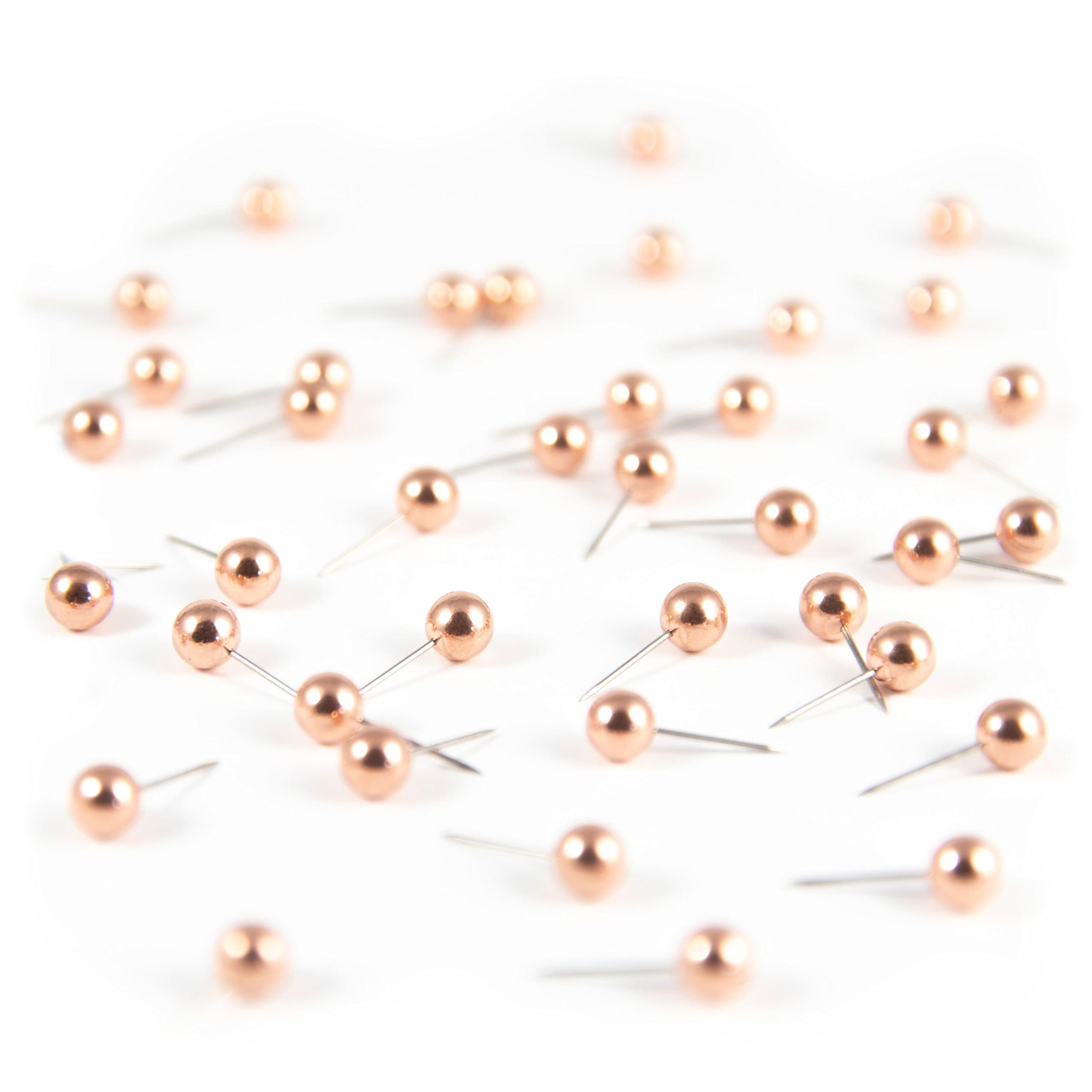 Vintage Bronze Push Pins - Bronze Copper Rose Gold Appearance, Beautiful Copper map Push pins