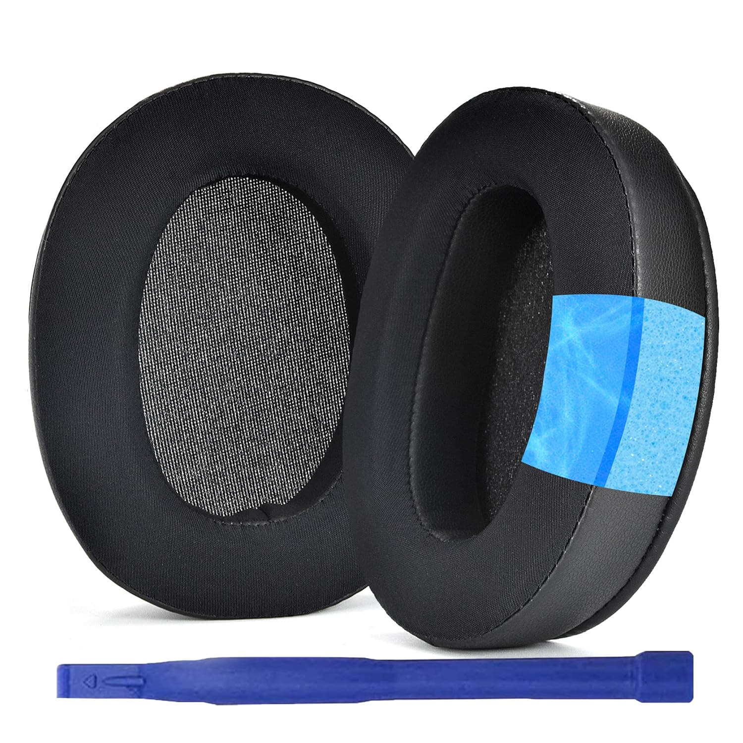 WH-XB910N Replacement Ear Pads, Upgrade Cooling Gel Earpads Cushions for Sony WH-XB910N Noise Cancelling Headphones, Ear Pads Cushions with Soft Memory Foam and Buckle(Black)