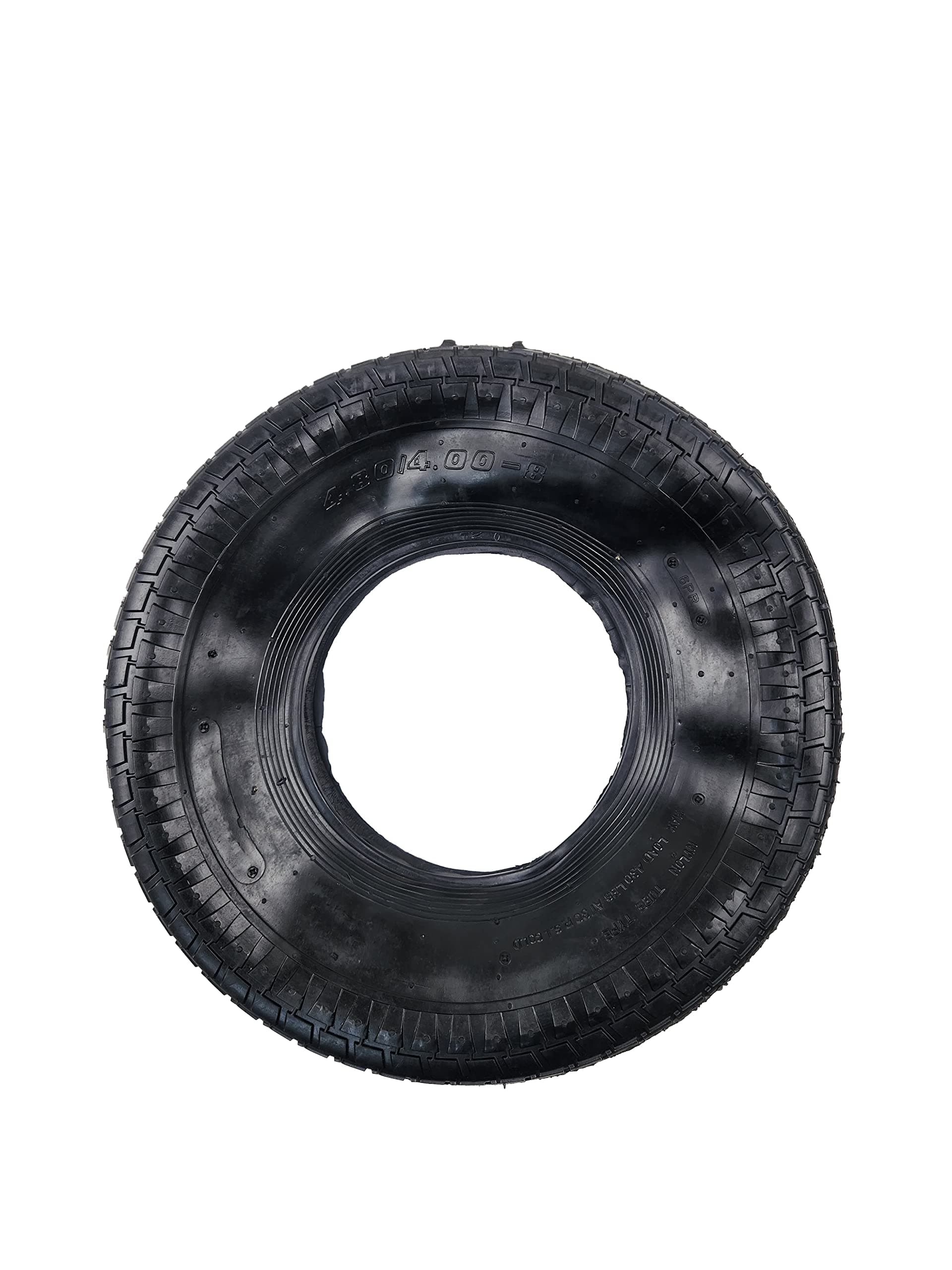 Tyre 4.00-8 4 Ply Block Tread Tire Max Speed 20 km/h