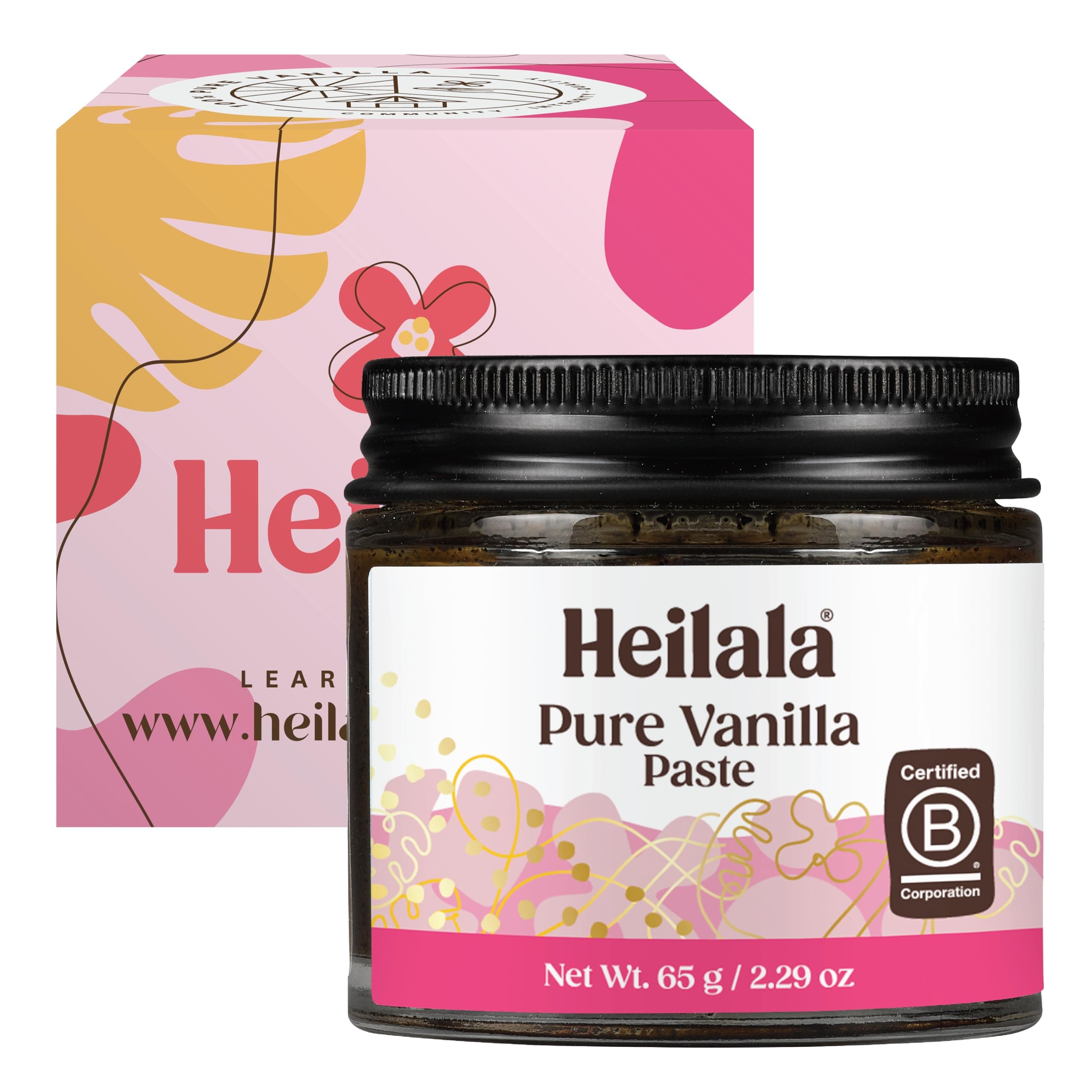 - Vanilla Bean Paste with Gift Box - Giftable Vanilla Paste from Heilala Vanilla, Perfect for Friends, Family or the Chef in your Life Using Sustainably and Ethically Sourced Vanilla Beans - 2.29 oz