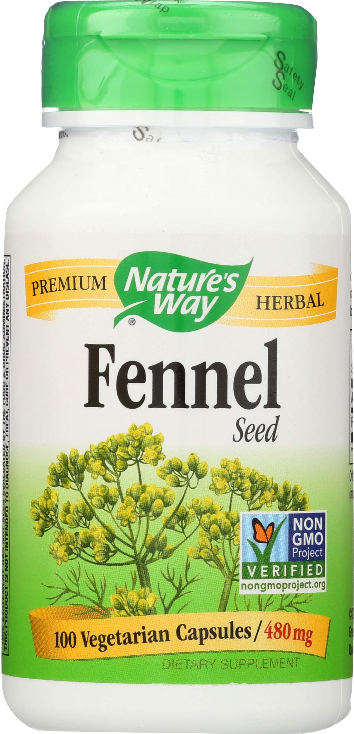 Natures Way, Fennel Seed, 100 Capsules