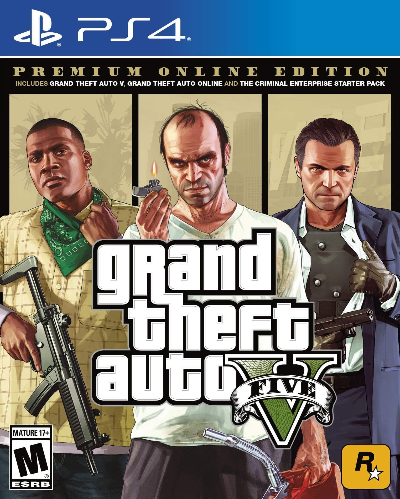 PS4 GRAND THEFT AUTO V PREMIUM ONLINE EDITION (ASIA) [video game]