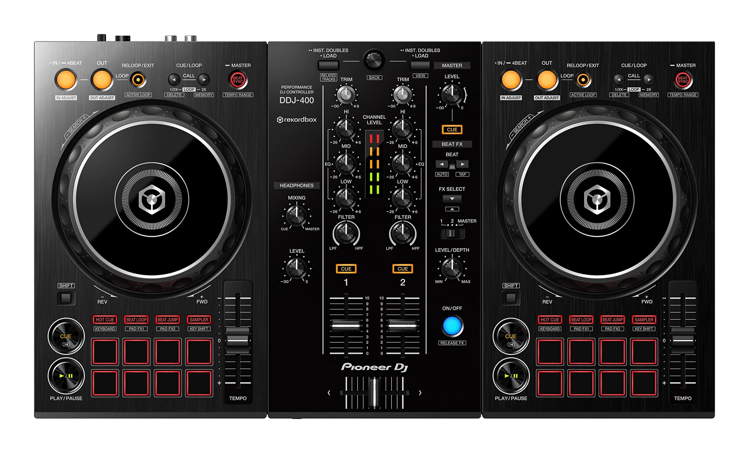 DDJ-400 2-channel DJ controller for rekordbox dj