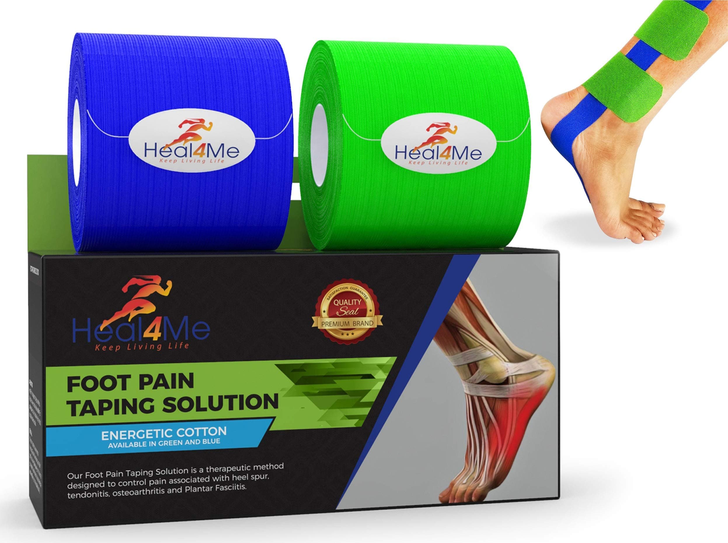 PFFIX Plantar Fasciitis Tape 30 day supply