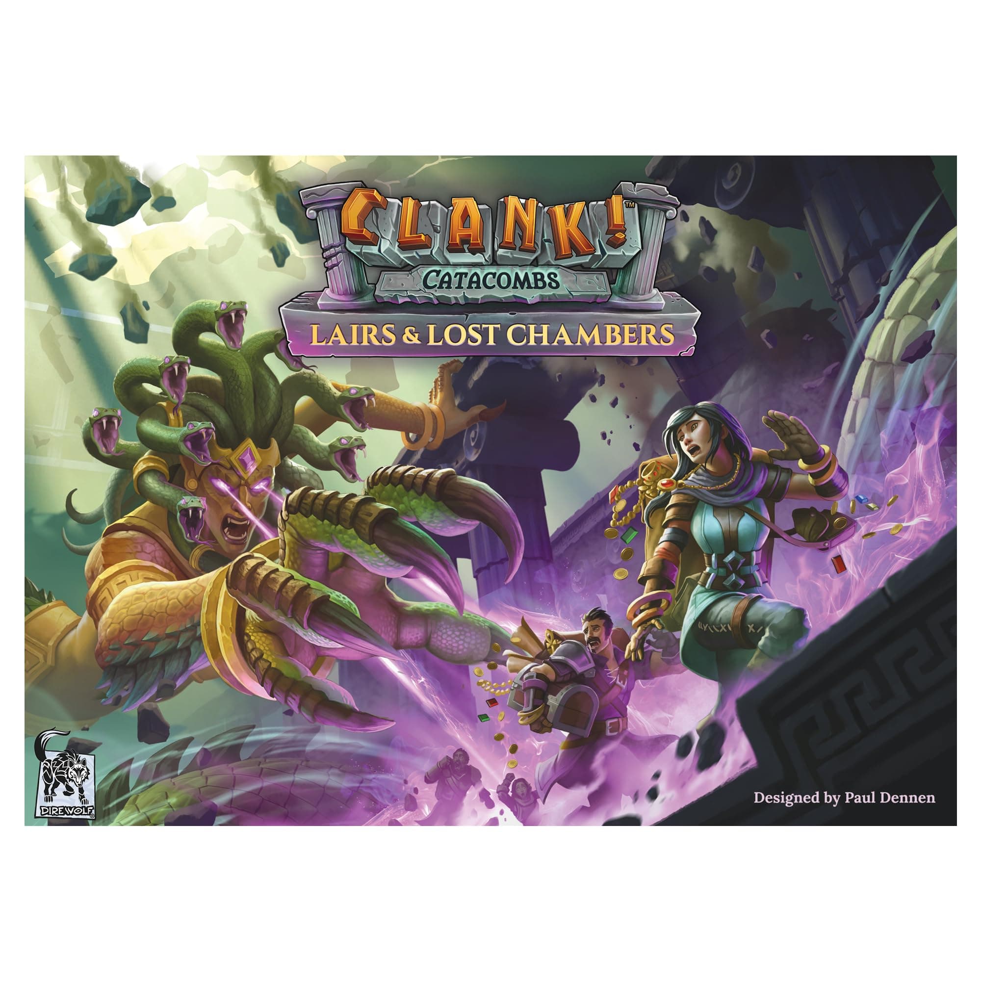 Dire Wolf | Clank!: Catacombs - Lairs & Lost Chambers | Dungeon Crawler Card Game | Ages 14+ | 2-4 Players | 45-90 Minutes Playing Time