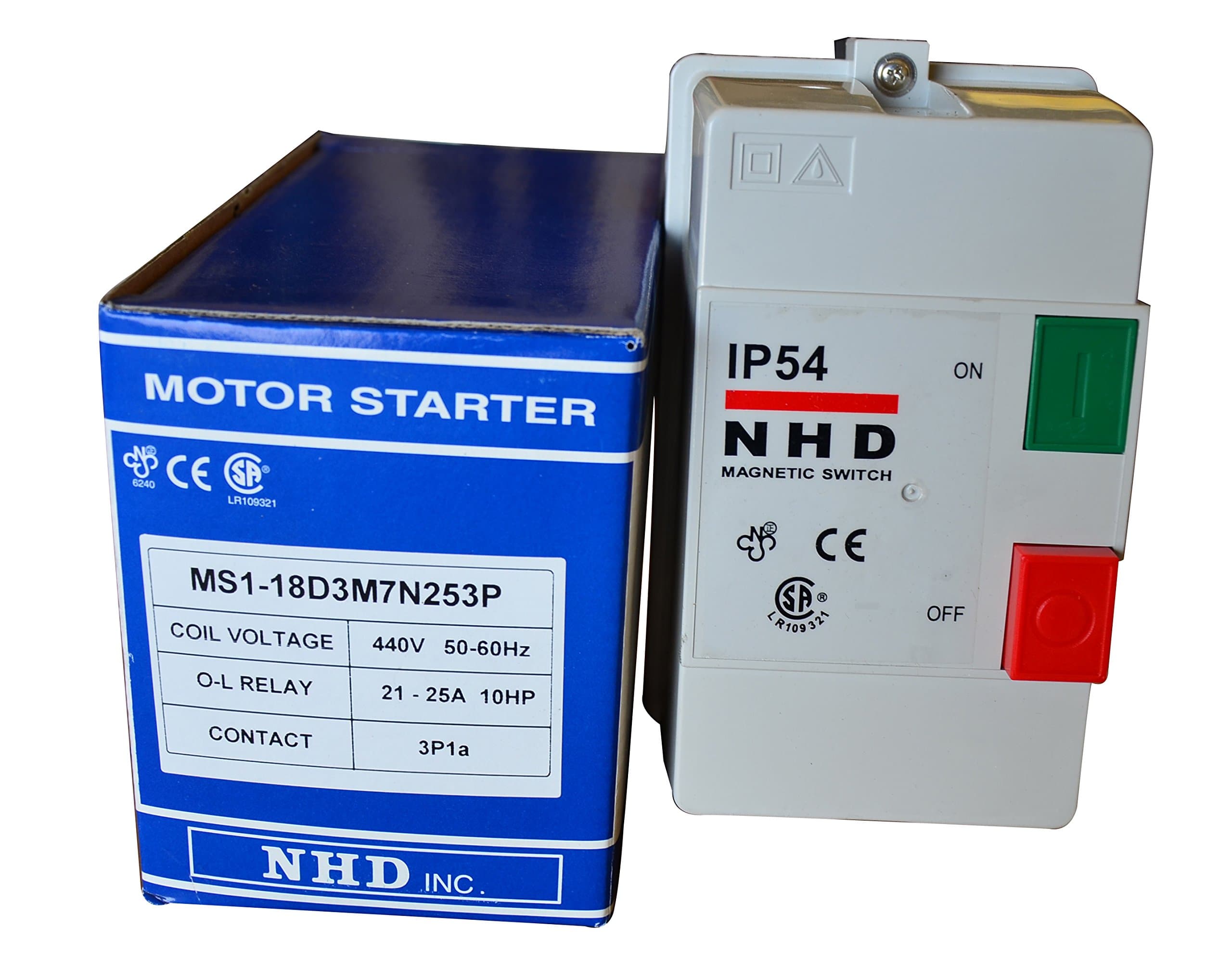 KufoSeco DC104SWM44 Magnetic Starter Switch for 10 HP, 440-volt, 60 Hz and 3 Phase