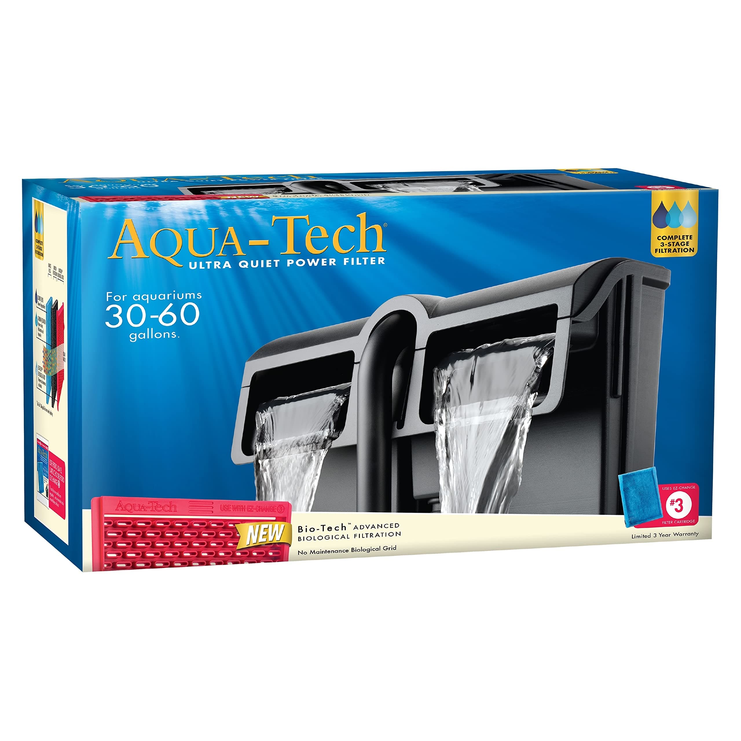 AQUA-TECH Power Aquarium Filter, 30 to 60-Gallon Aquariums