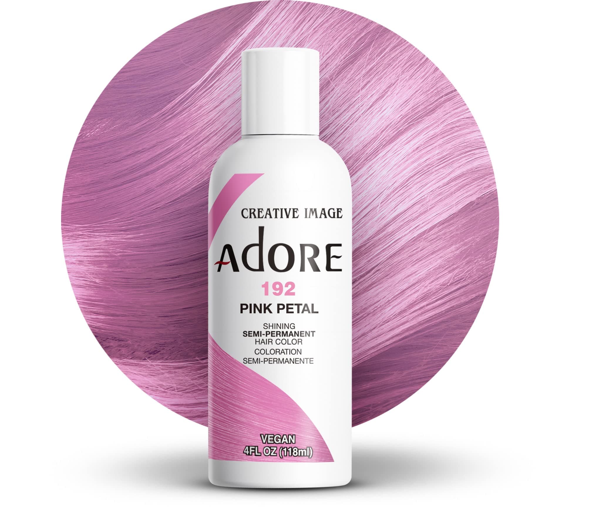 Adore Semi-Permanent Haircolor #192 Pink Petal 4 Ounce (118ml)