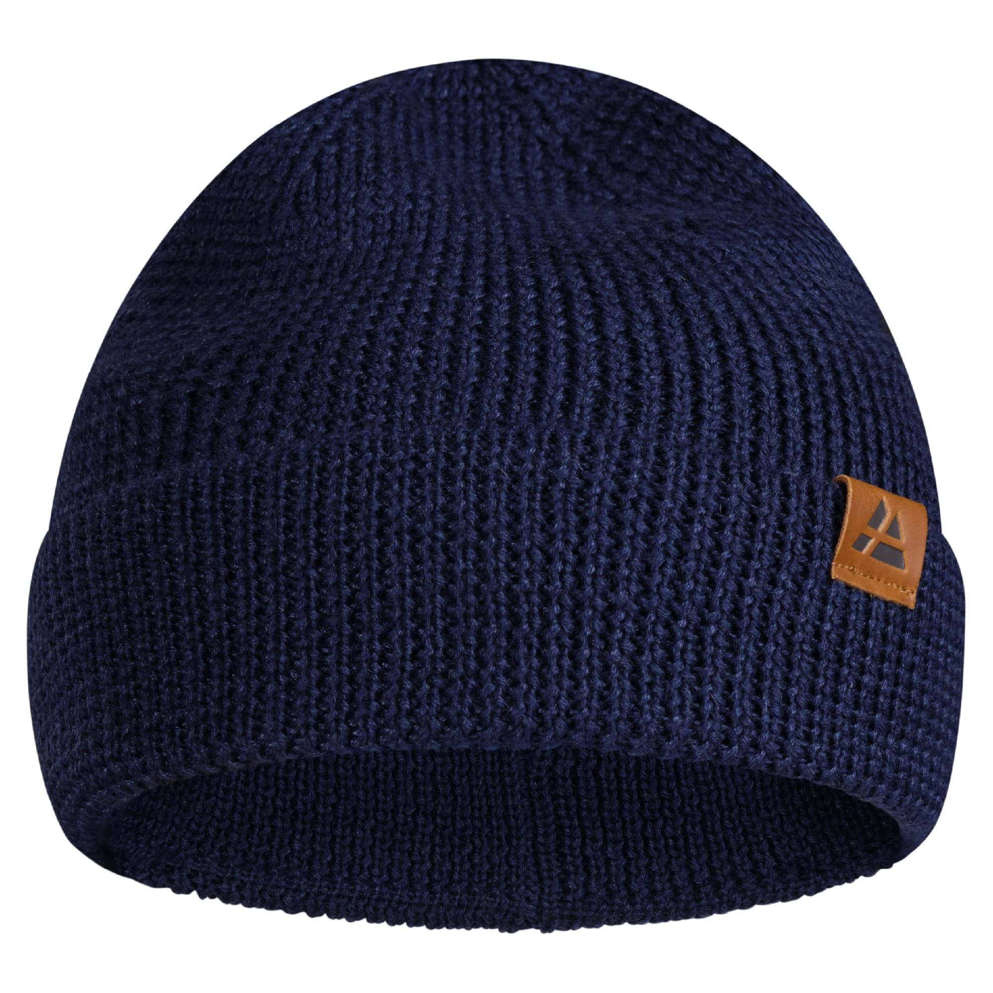 Merino Wool Beanie for Men & Women, Warm Knitted Winter Hat
