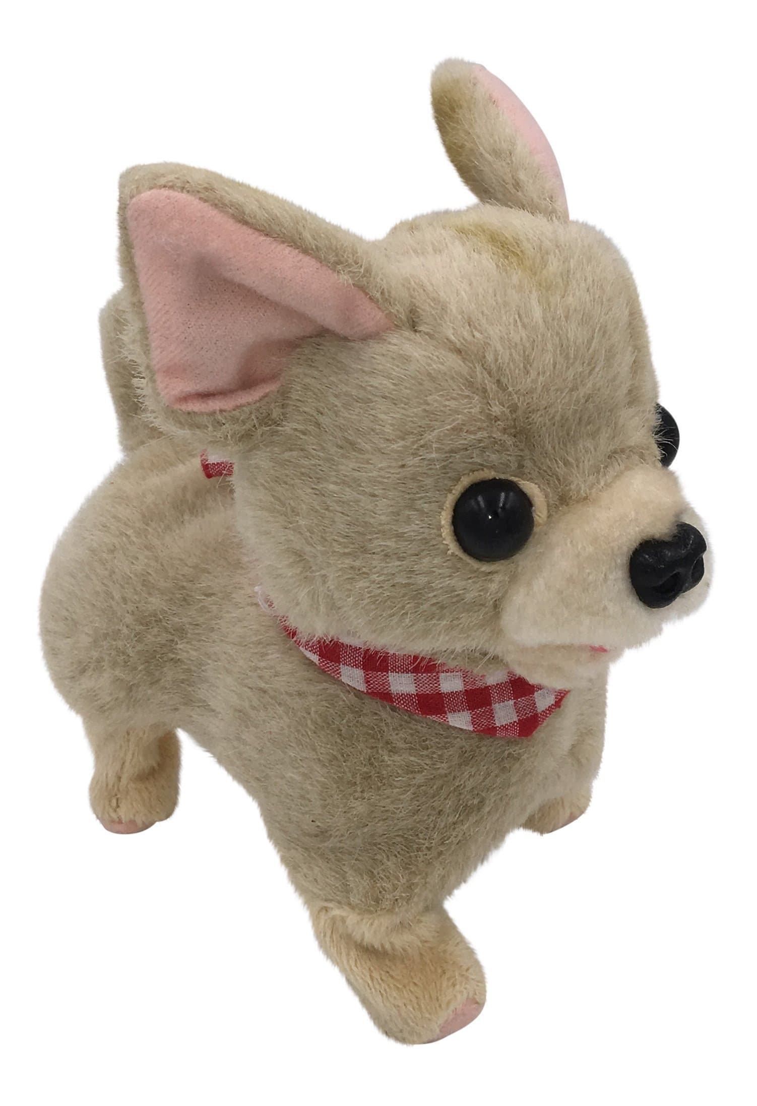 Walking Barking Tail Wagging Tail Chiuahua Toy Dog Batteries and EasyBuy Sales Crayon Set Included- Bundle